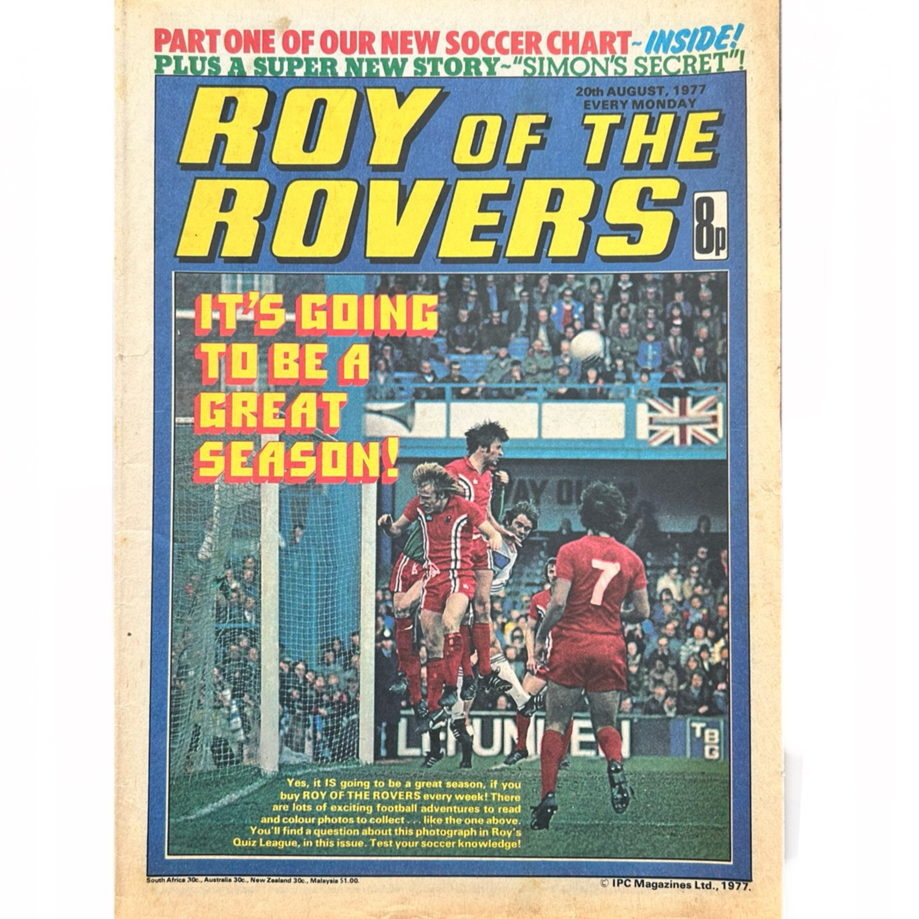 The Roy of The Rovers comic season 1977/78 & the 1980 Tiger Holiday Special | Champ/We Are United Ep 113 episode artwork