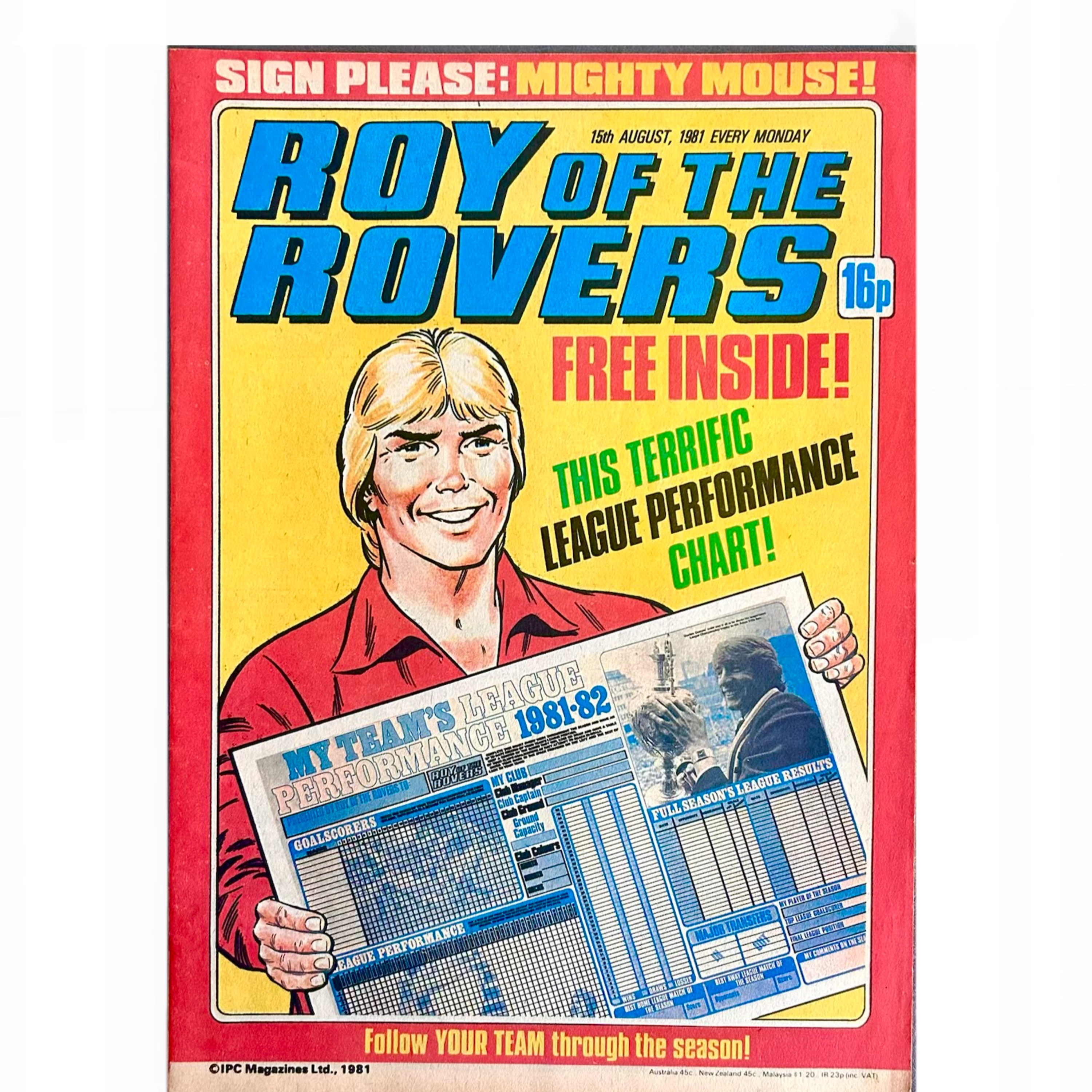 The Roy of The Rovers comic - season 1981/82 | Ep 124  episode artwork