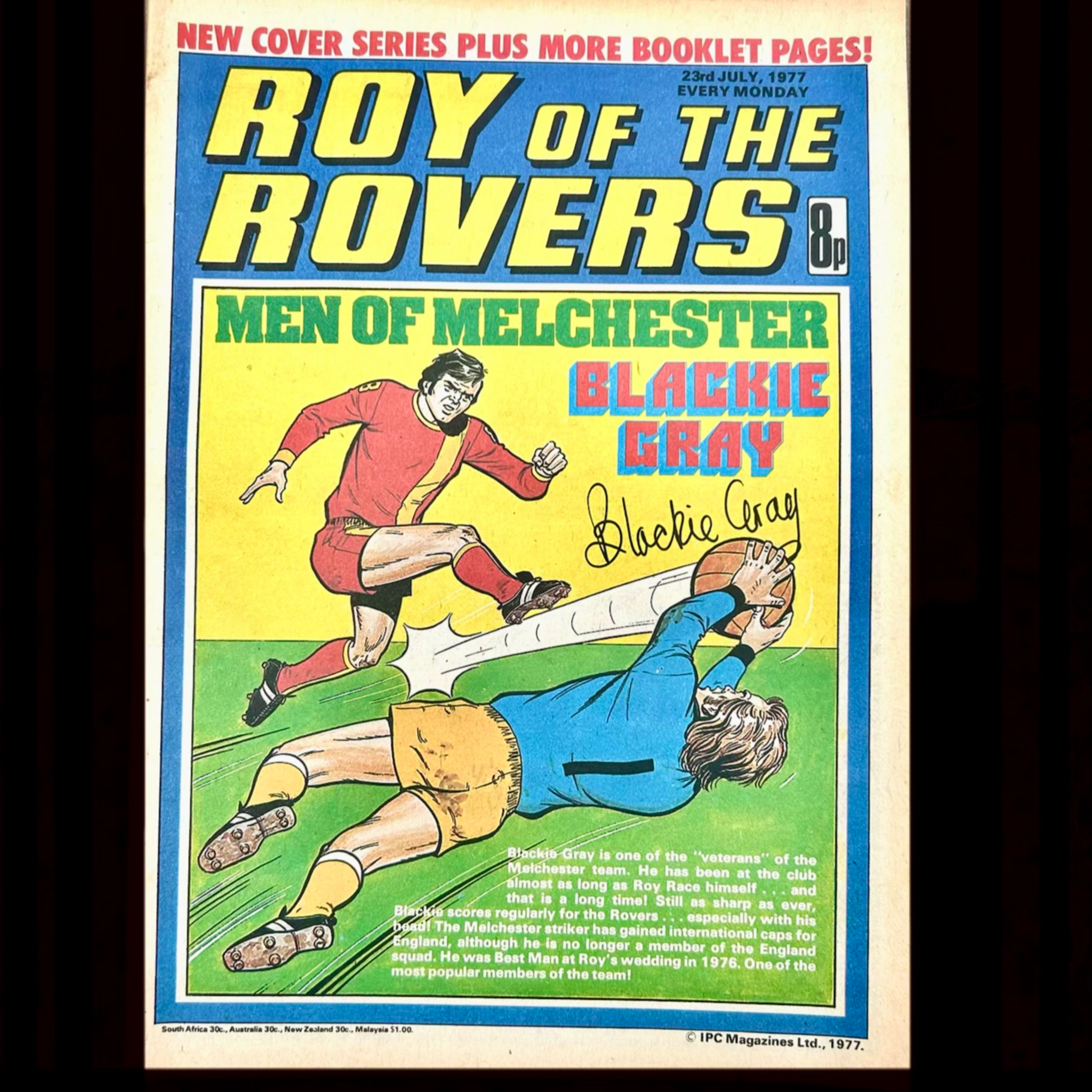 Roy of The Rovers comic season 1986/87 & The Blackie Gray story Pt 5 | Ep 133 episode artwork