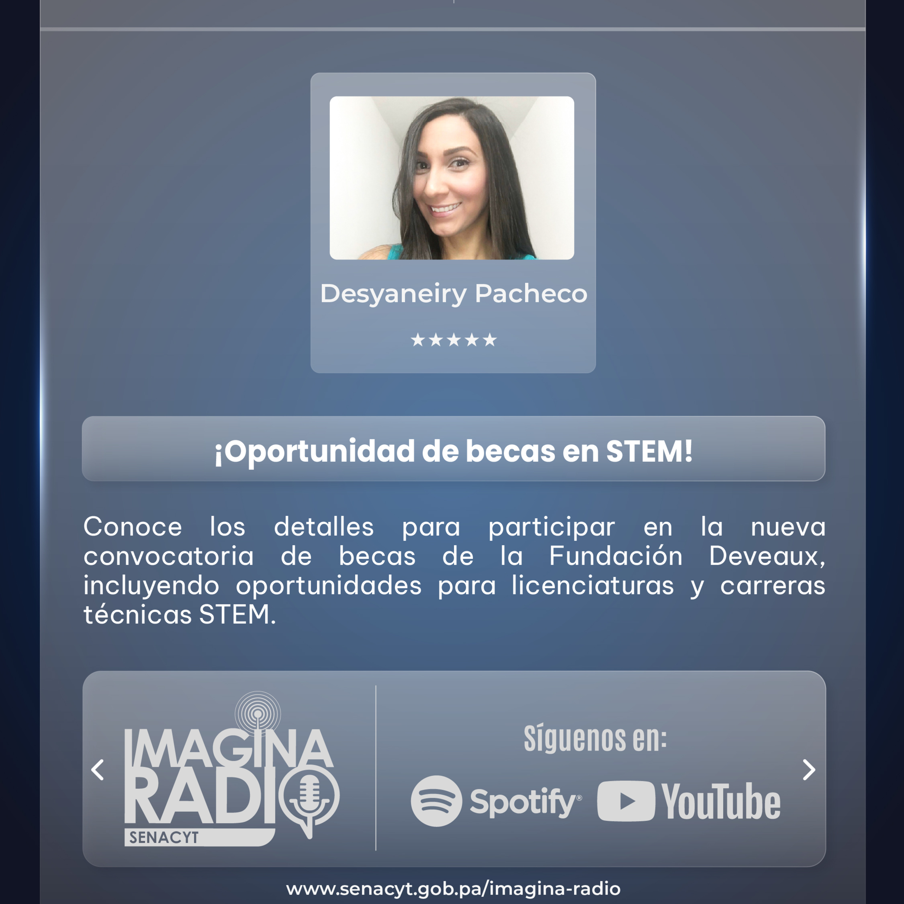Portada de IMAGINA RADIO - SENACYT