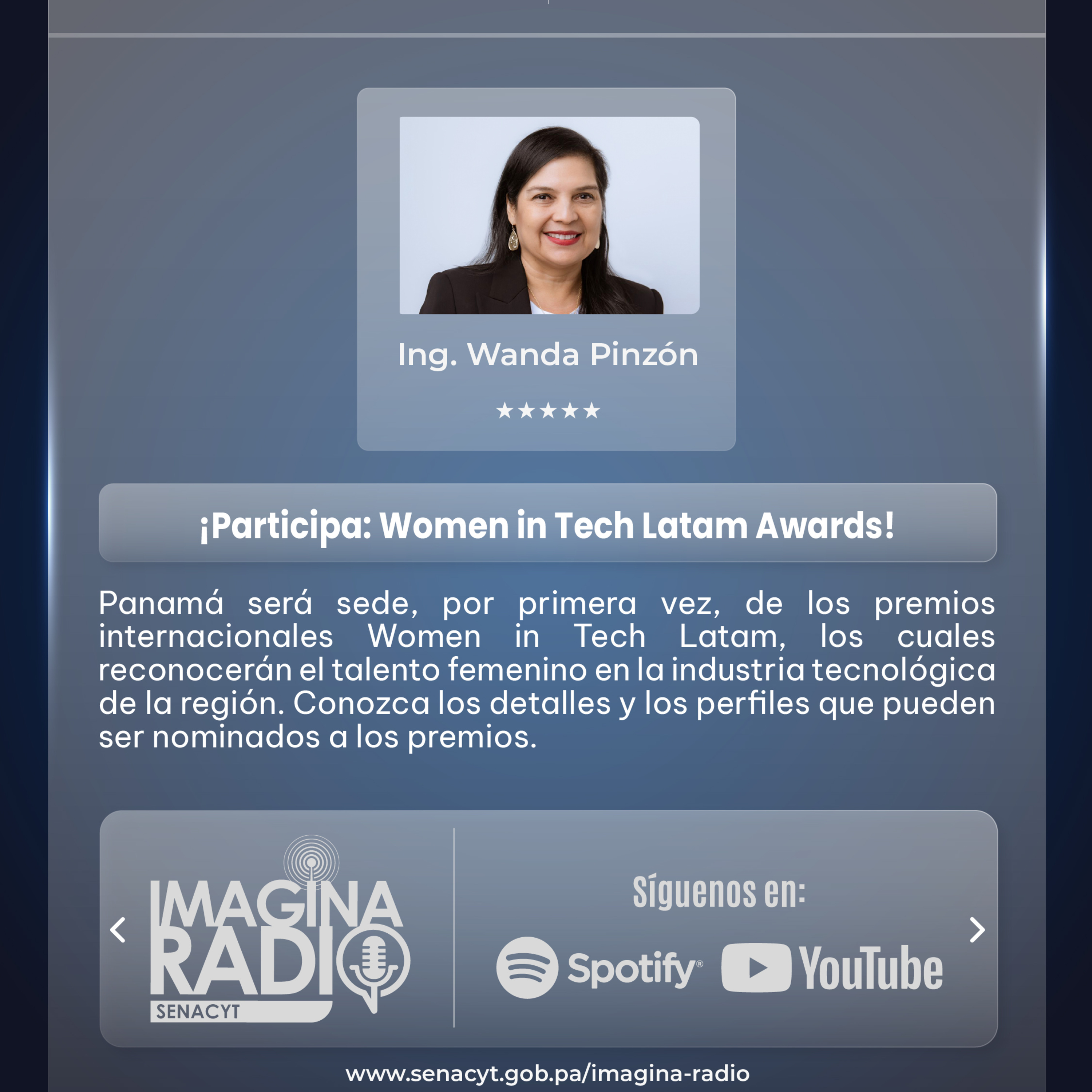 Portada de IMAGINA RADIO - SENACYT