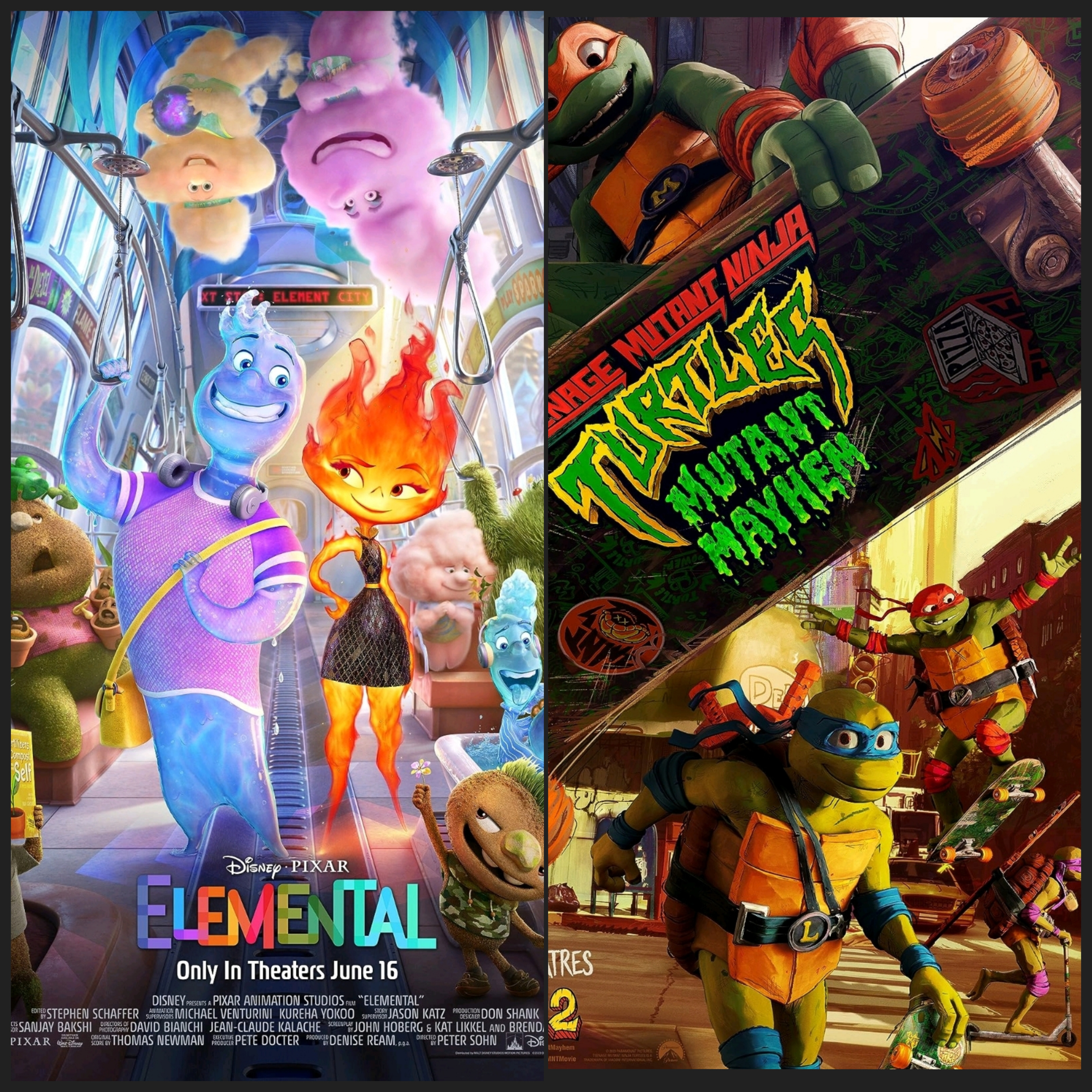 #106 - Elemental e Tartarugas Ninja: Caos Mutante (Teenage Mutant Ninja Turtles: Mutant Mayhem) episode artwork