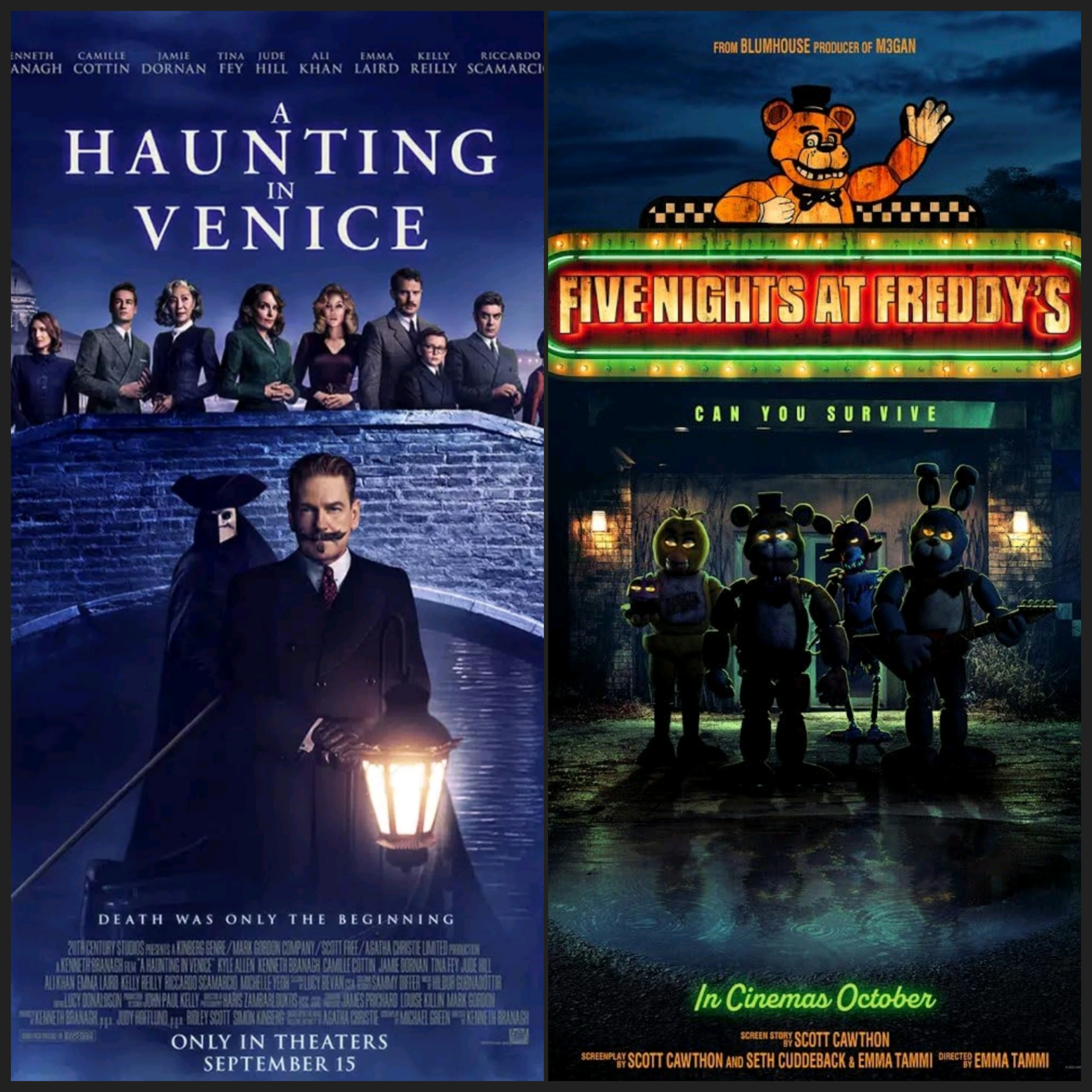 #113 - Mistério em Veneza (A Haunting in Venice) & Five Nights at Freddy's - O Filme episode artwork