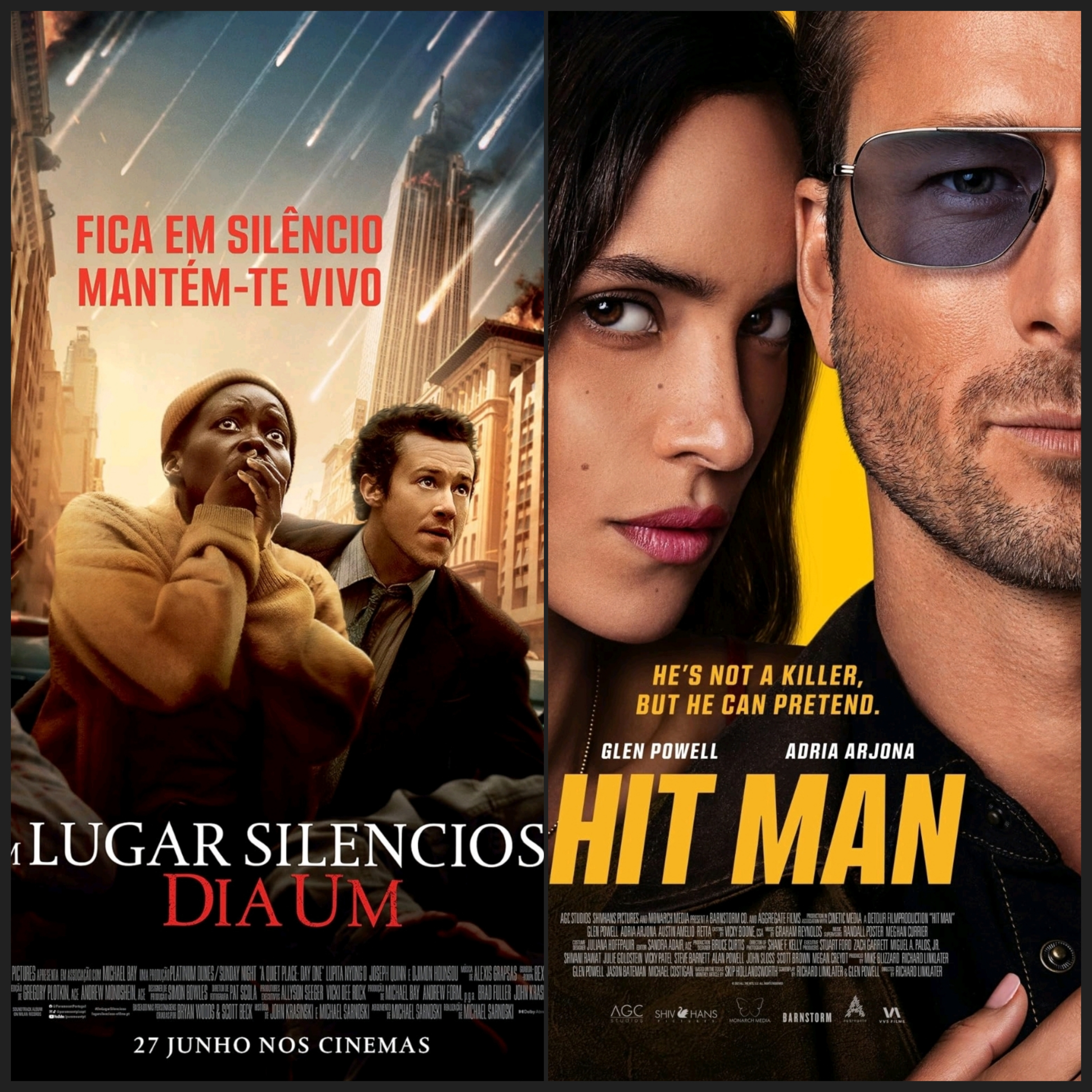 #142 - Um Lugar Silencioso: Dia Um & Hit Man - Assassino Profissional episode artwork