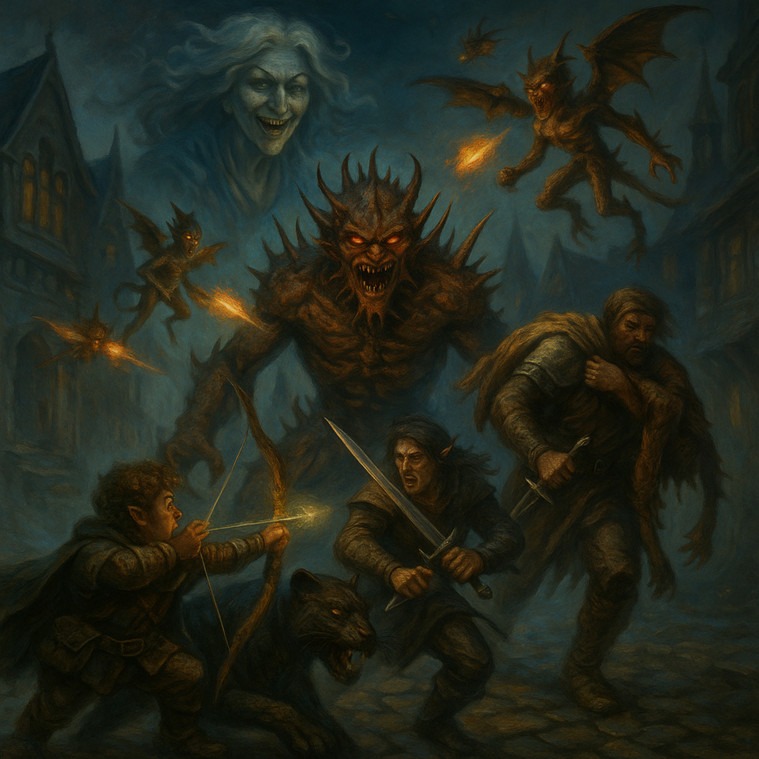 A Cleric's Corpse and Barbed Devils