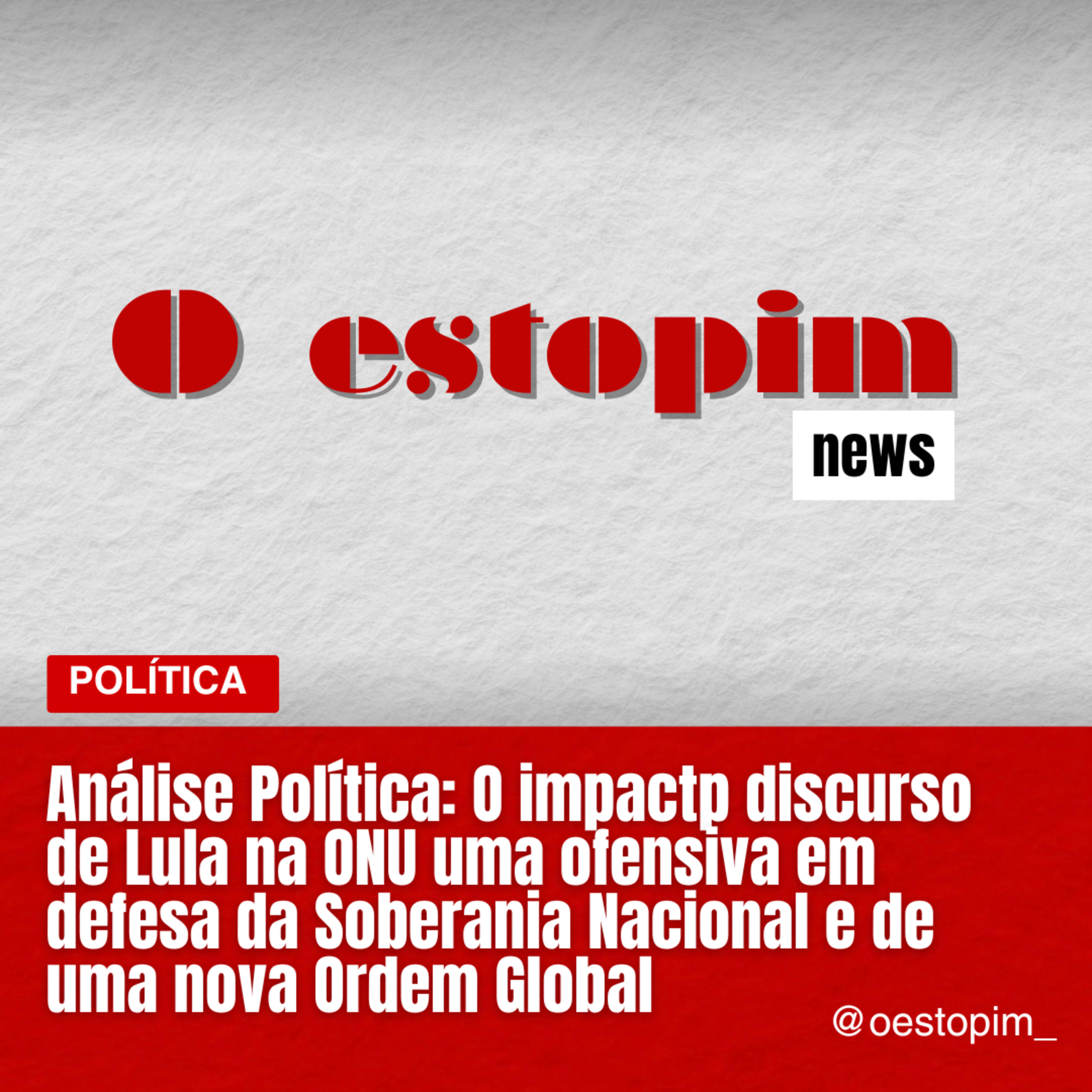 O estopim