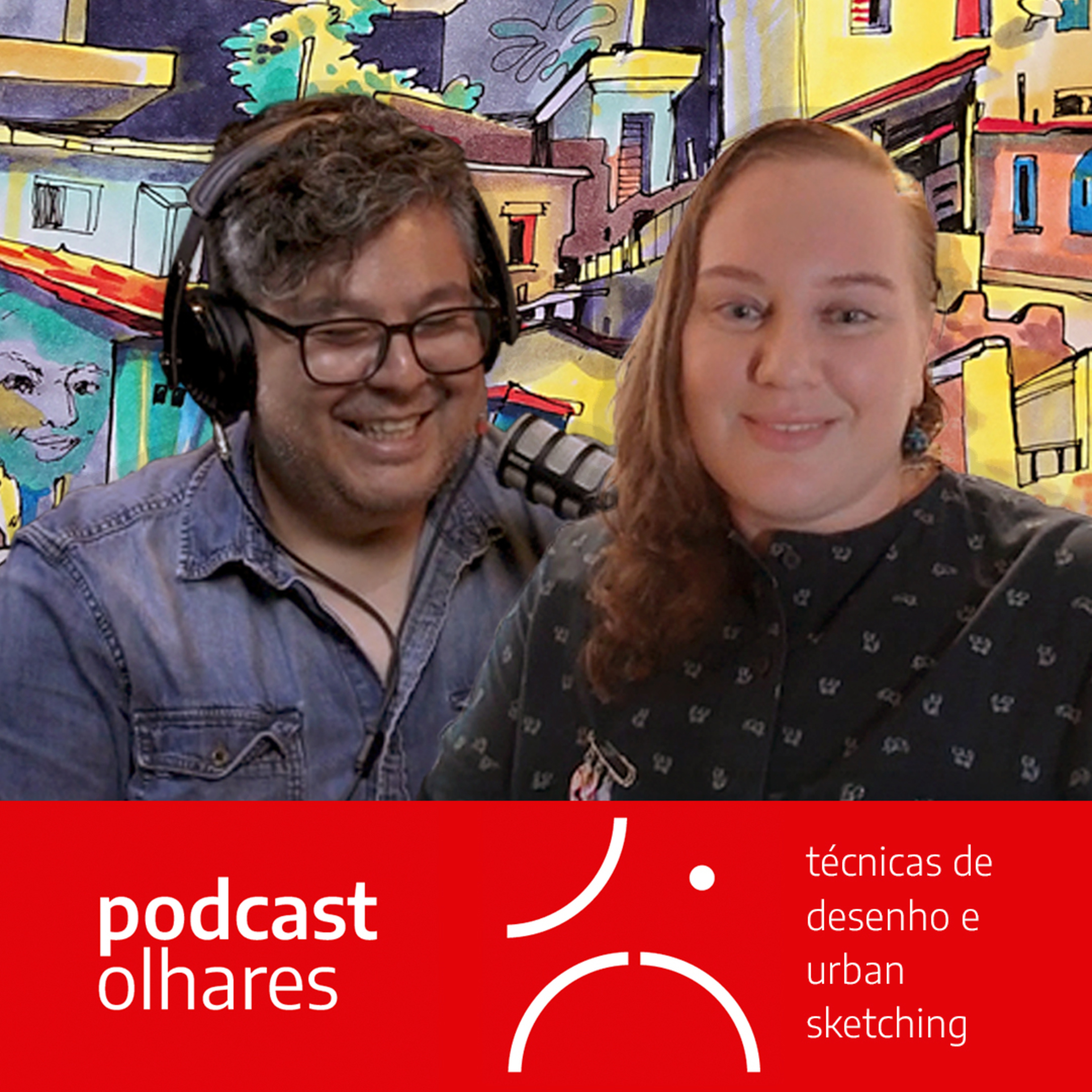 Aquarela, harmonia das cores e Urban Sketching com Catarina Chur