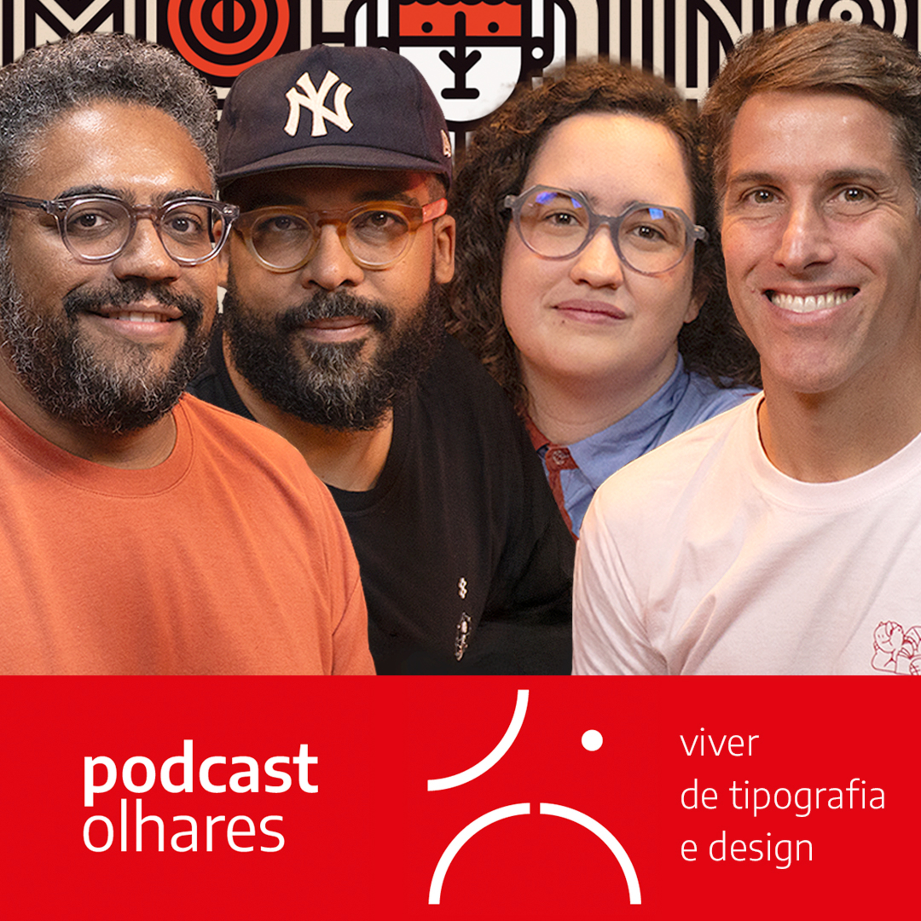 Viver de design e tipografia, com os designers Júlia Lago e Rodrigo Saiani - EP#38 episode artwork