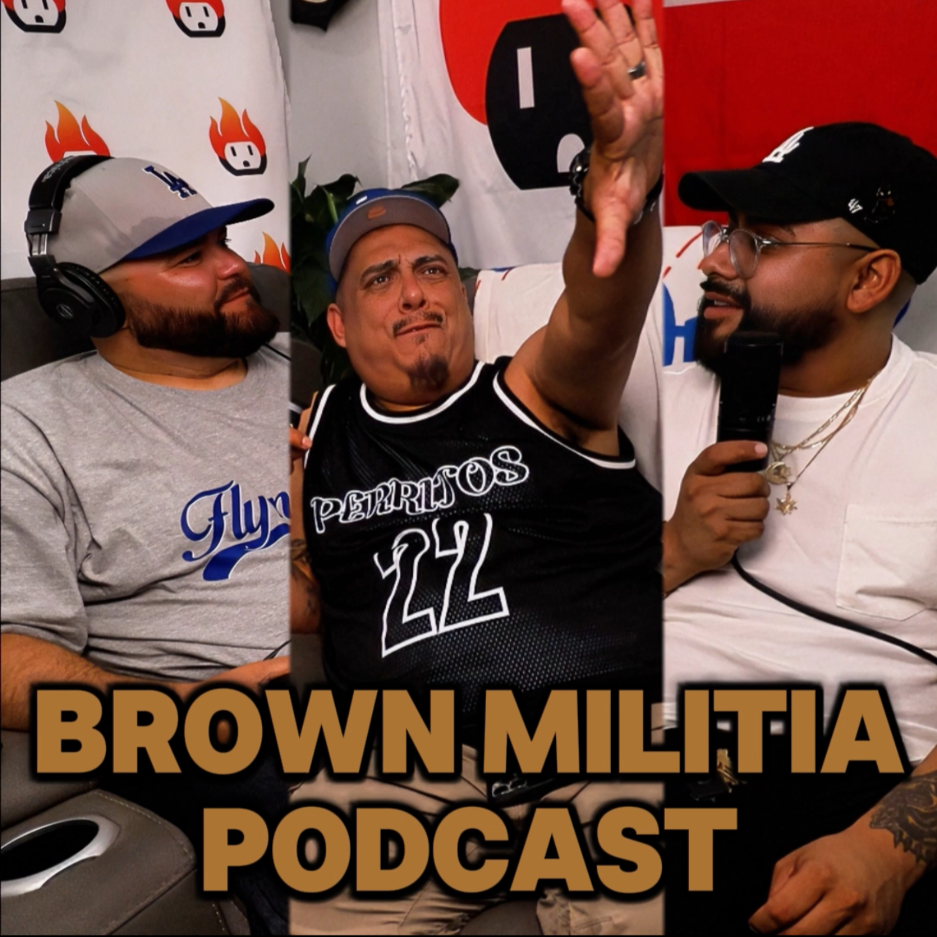 Trump Square Off Against Mexicans - Brown Militia Podcast With Special Guest @concretecomedy