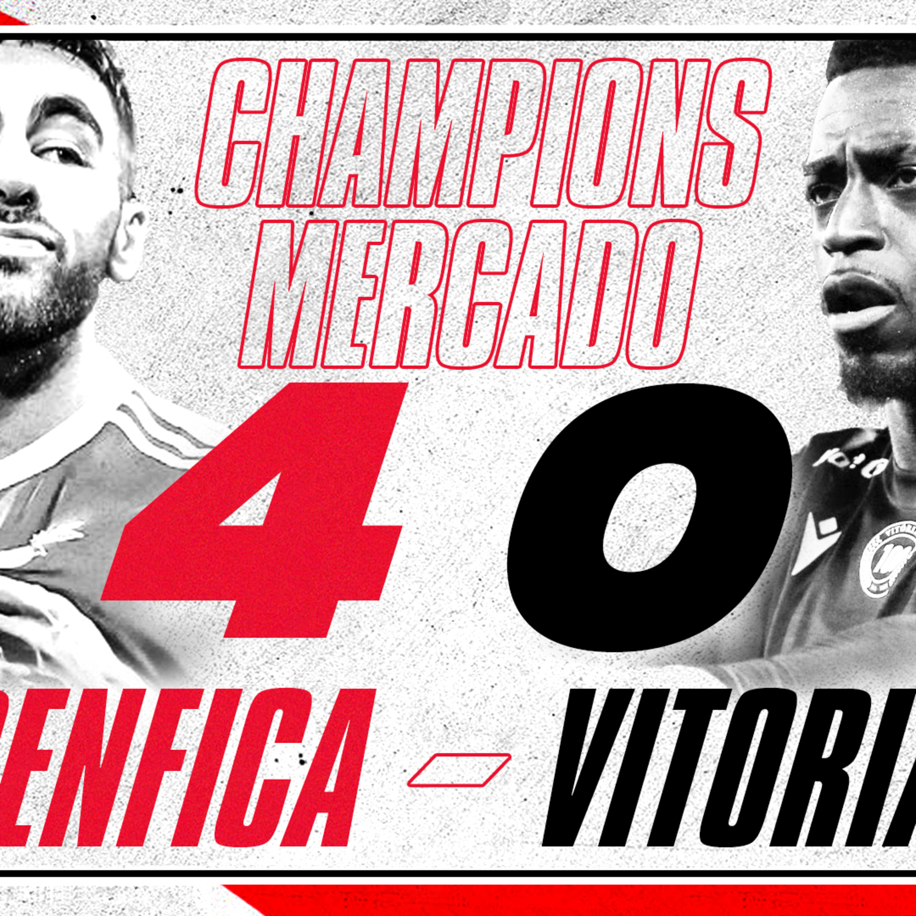 🟥BENFICA 4 X 0 VITÓRIA⬛ | O MERCADO DO BENFICA | SORTEIO CHAMPIONS