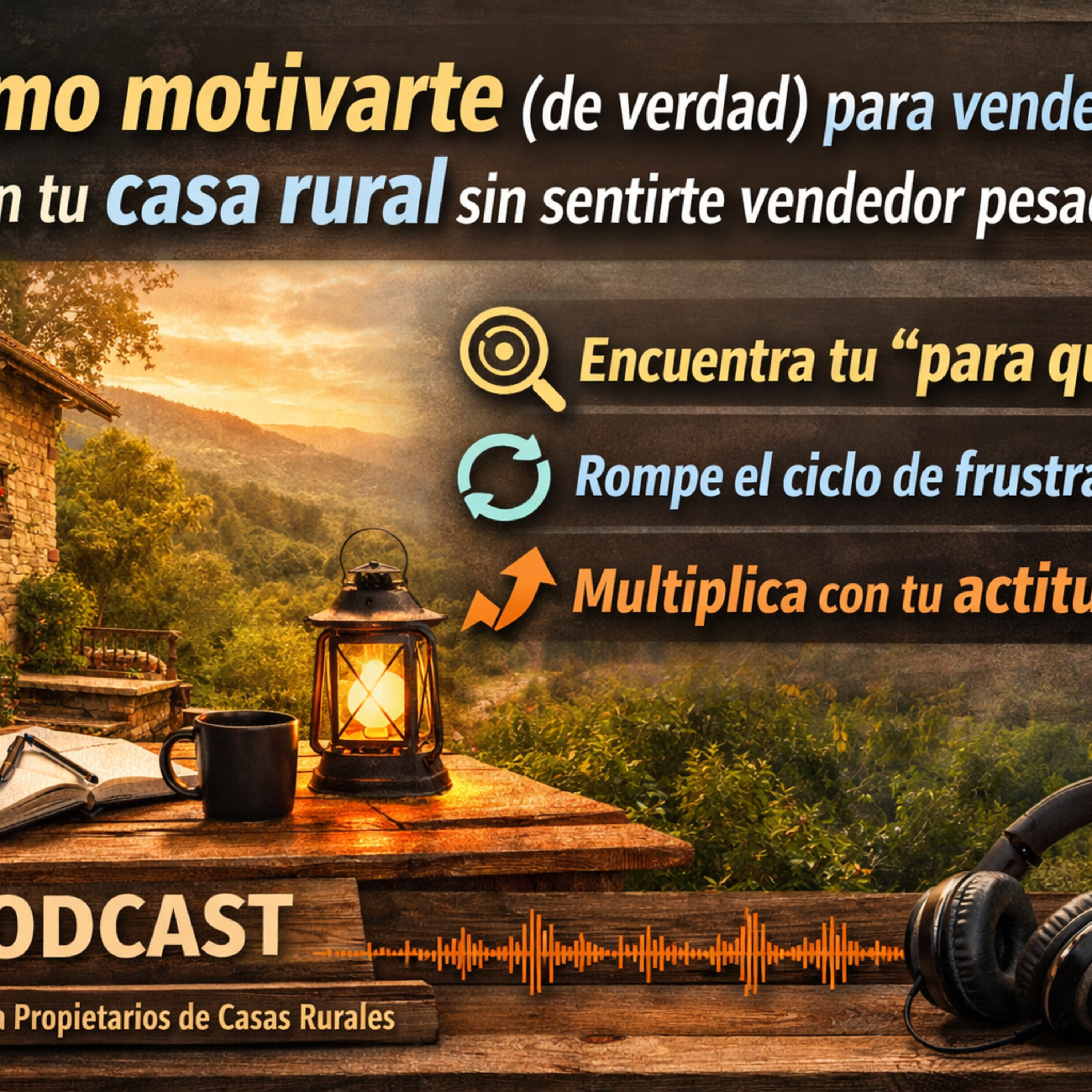 MOTIVACIÓN EN LA MONTAÑA RUSA DEL TURISMO RURAL episode artwork