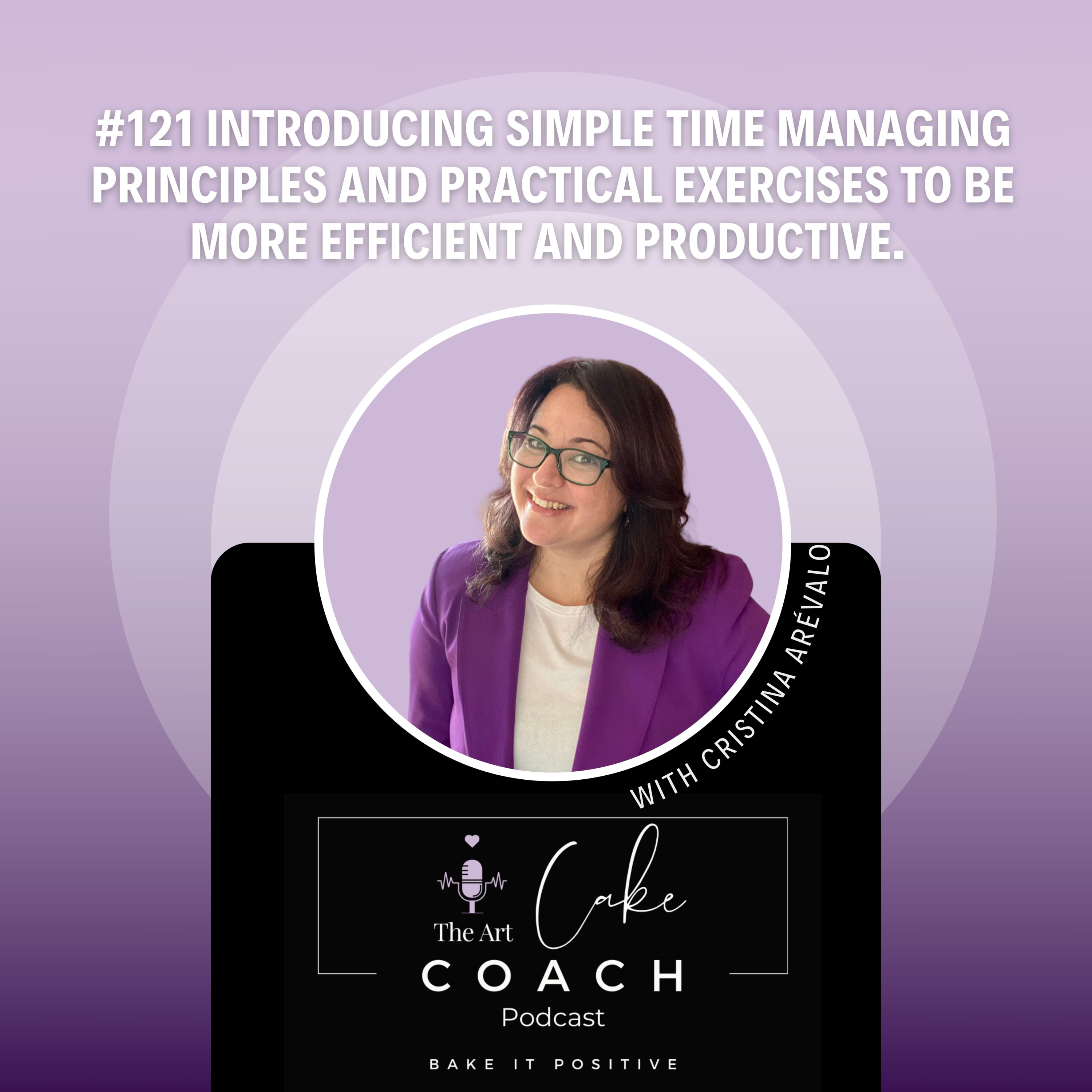 #121 Introducing simple time managing principles and practical exercises to be more efficient and productive. episode artwork