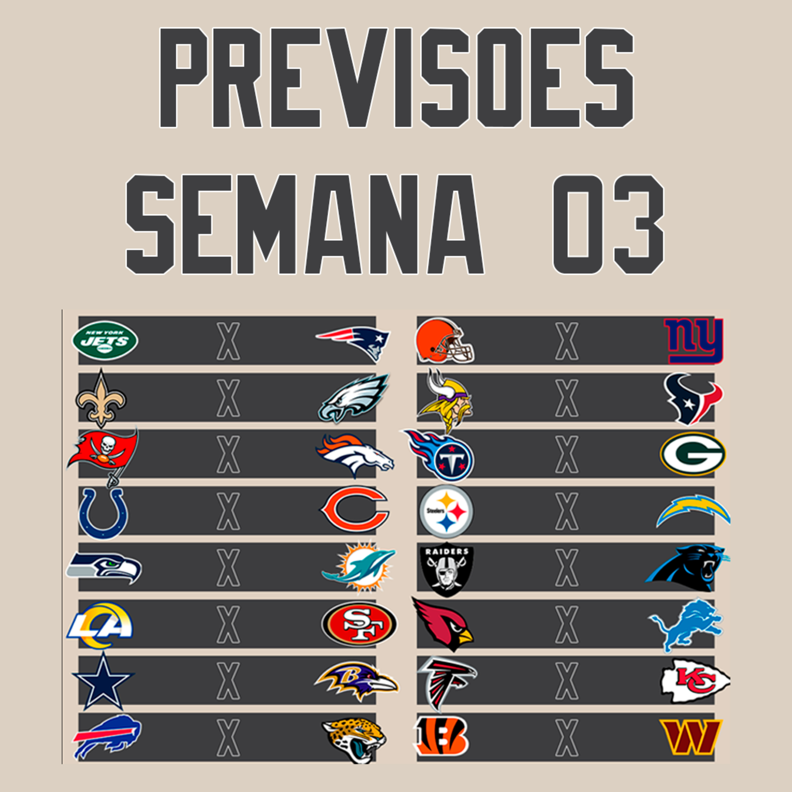Inside The Field - 19 - Previsões Semana 03 da NFL episode artwork