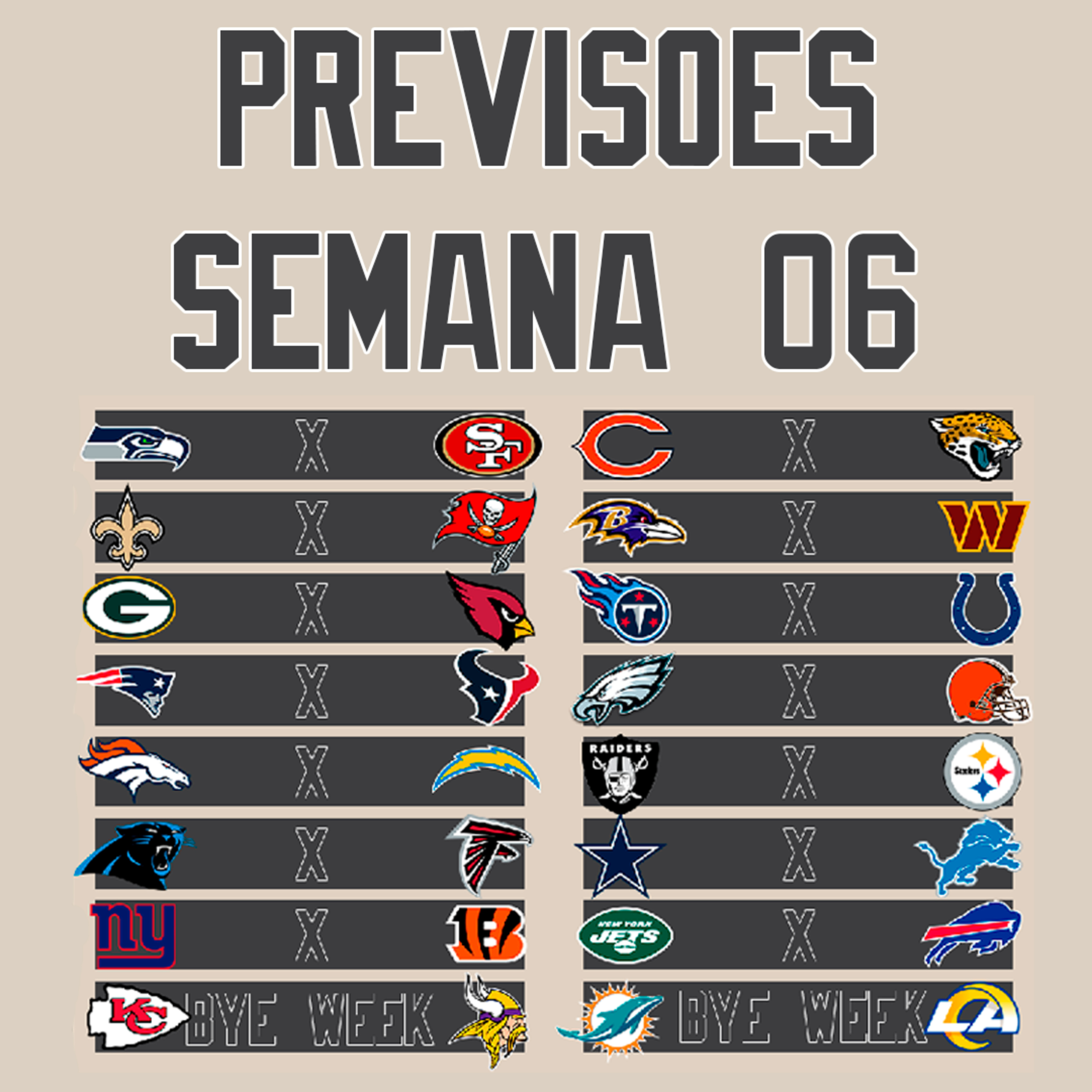 Inside The Field - 25 - Previsões Semana 06 da NFL episode artwork