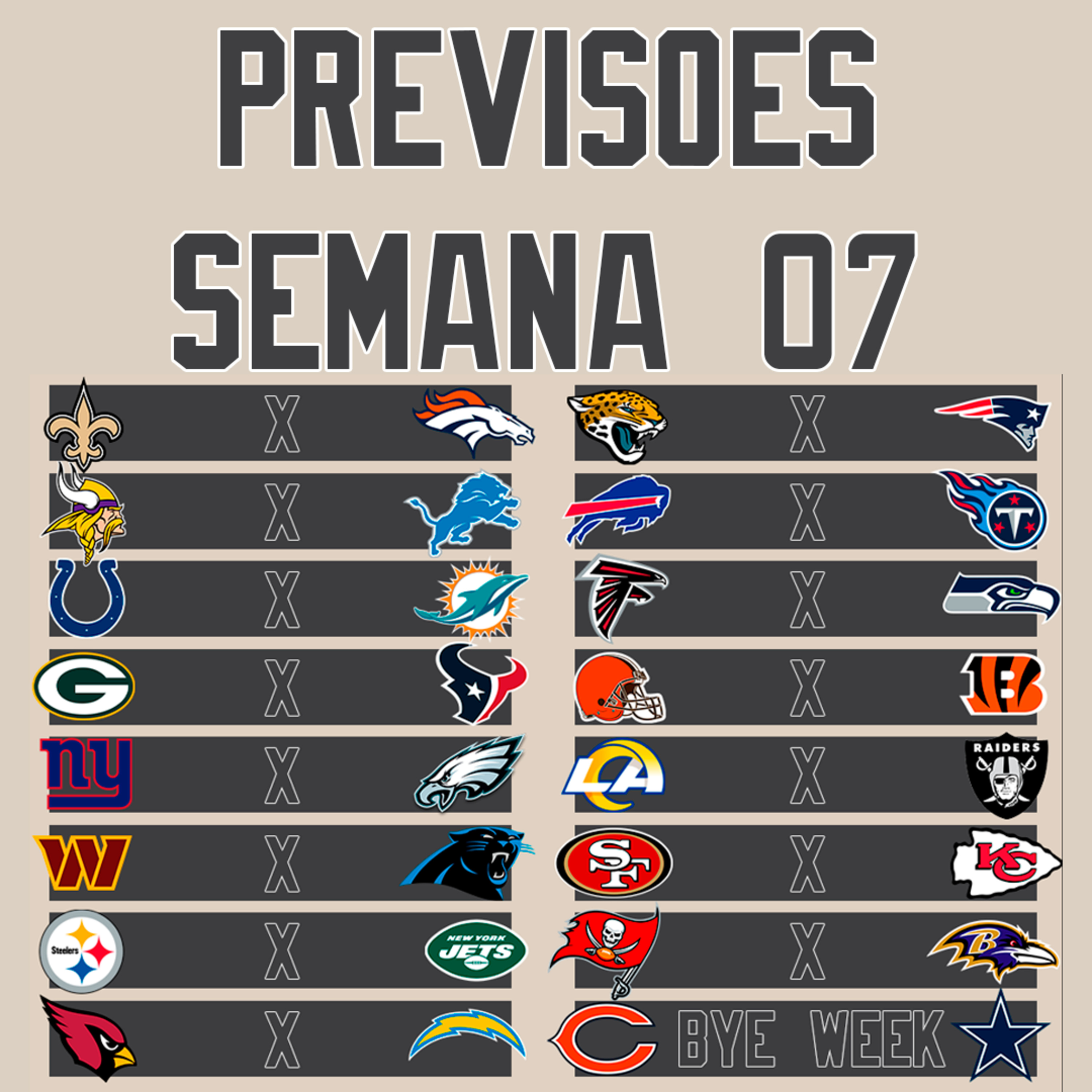 Inside The Field - 27 - Previsões Semana 07 da NFL episode artwork