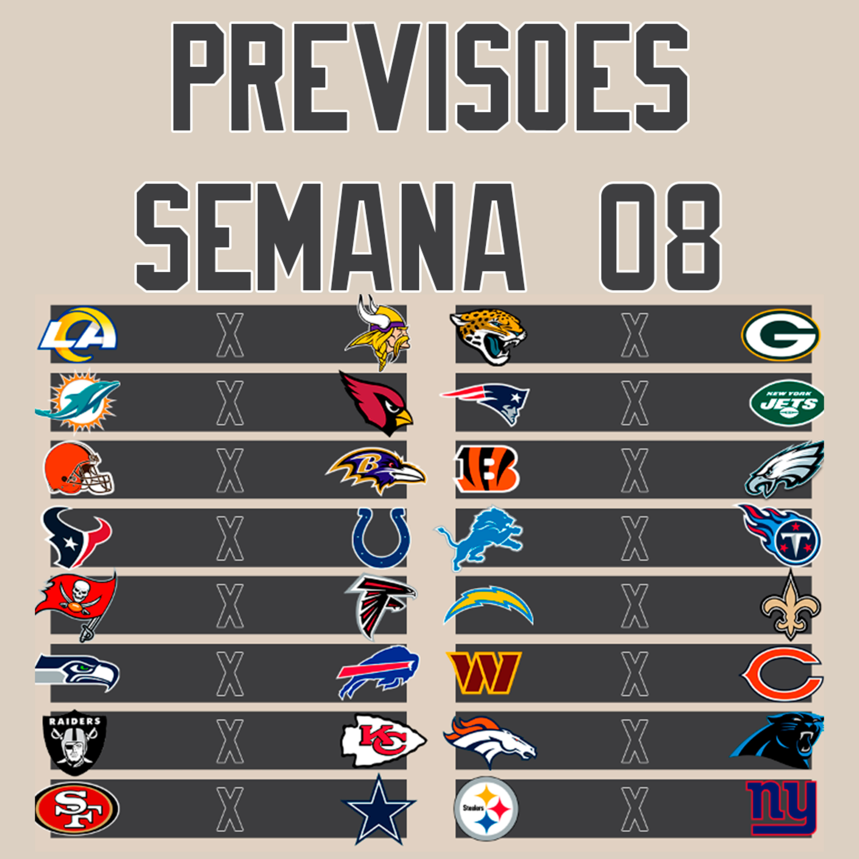 Inside The Field - 29 - Previsões Semana 08 da NFL episode artwork