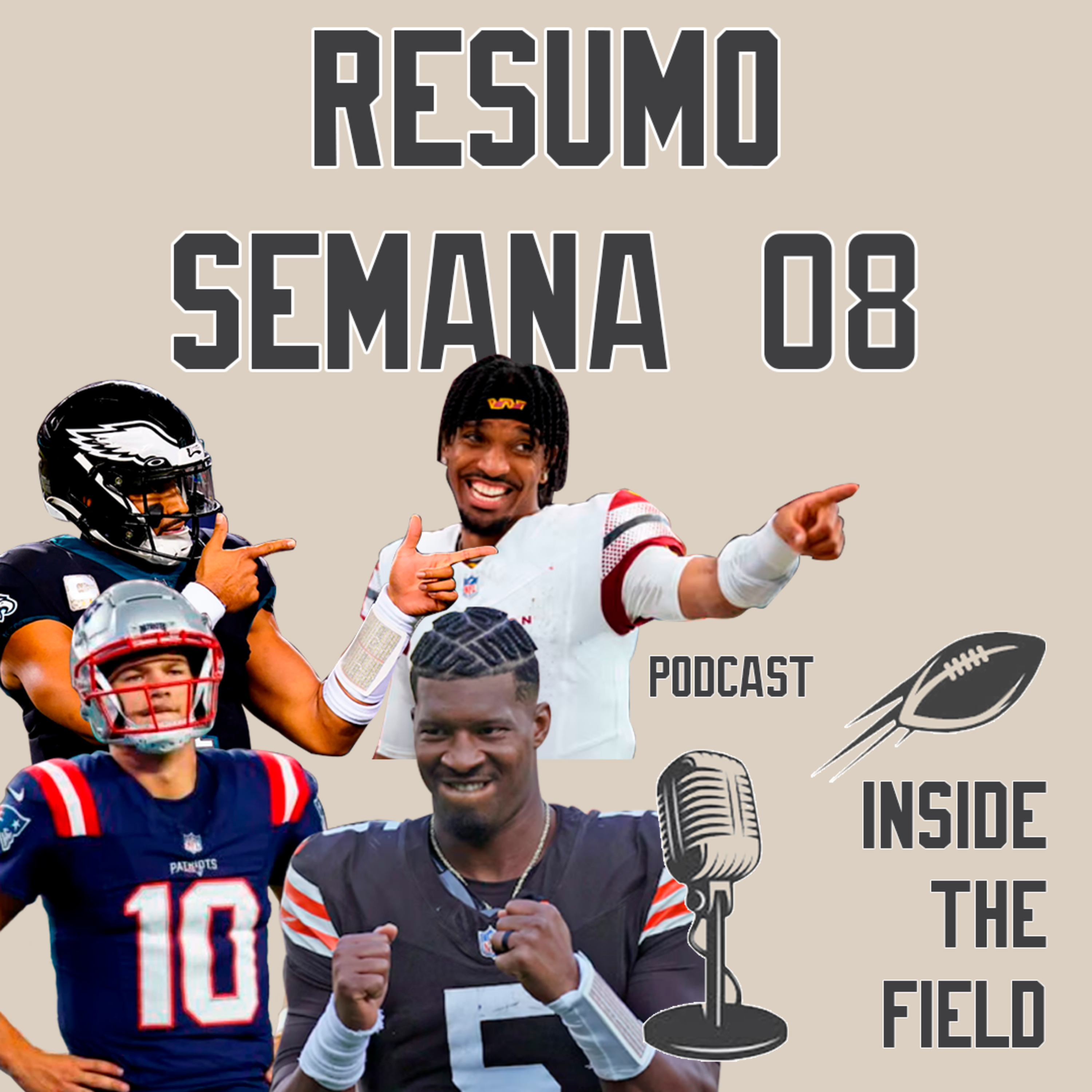 Inside The Field - 30 - Resumo Semana 08 da NFL episode artwork