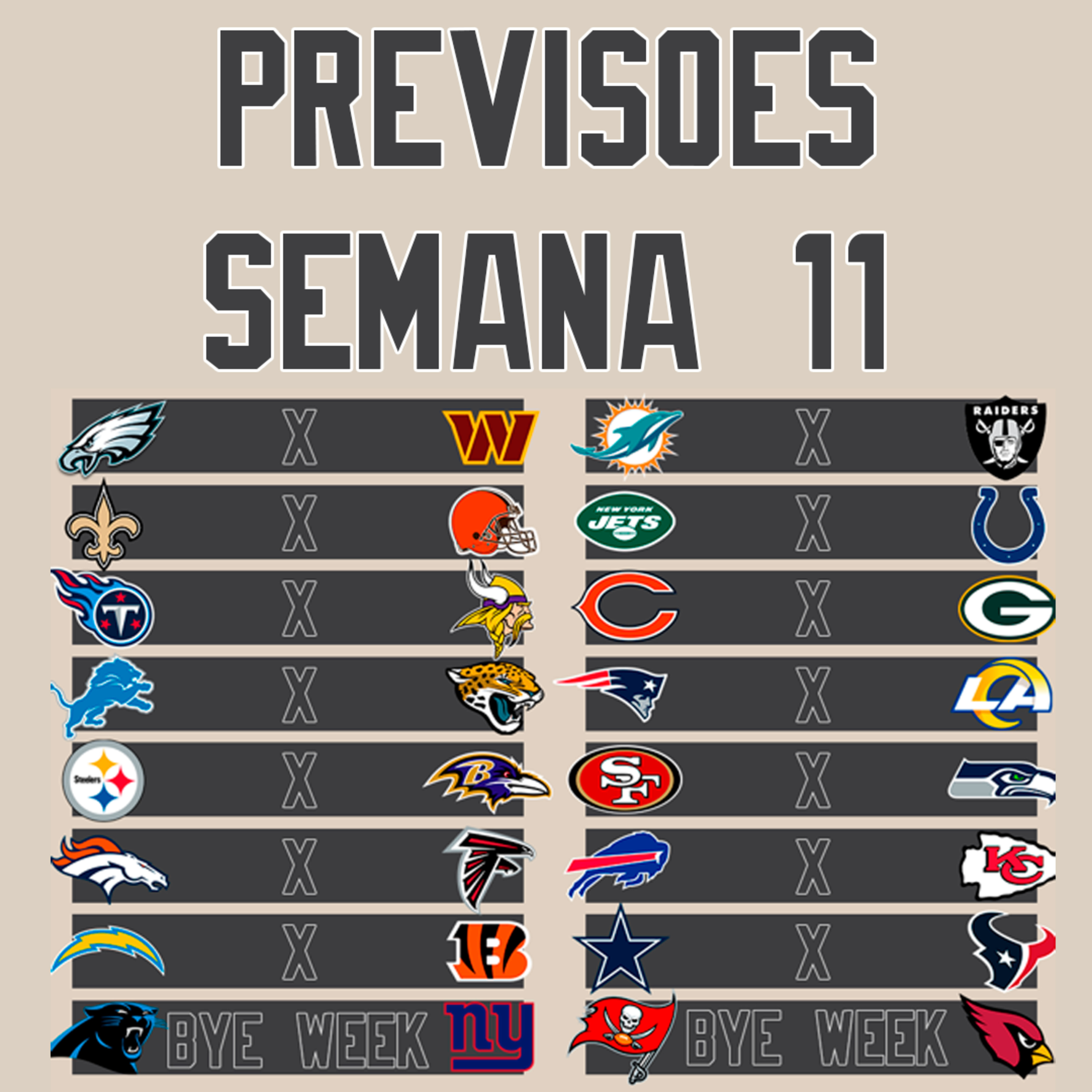 Inside The Field - 35 - Previsões Semana 11 da NFL episode artwork