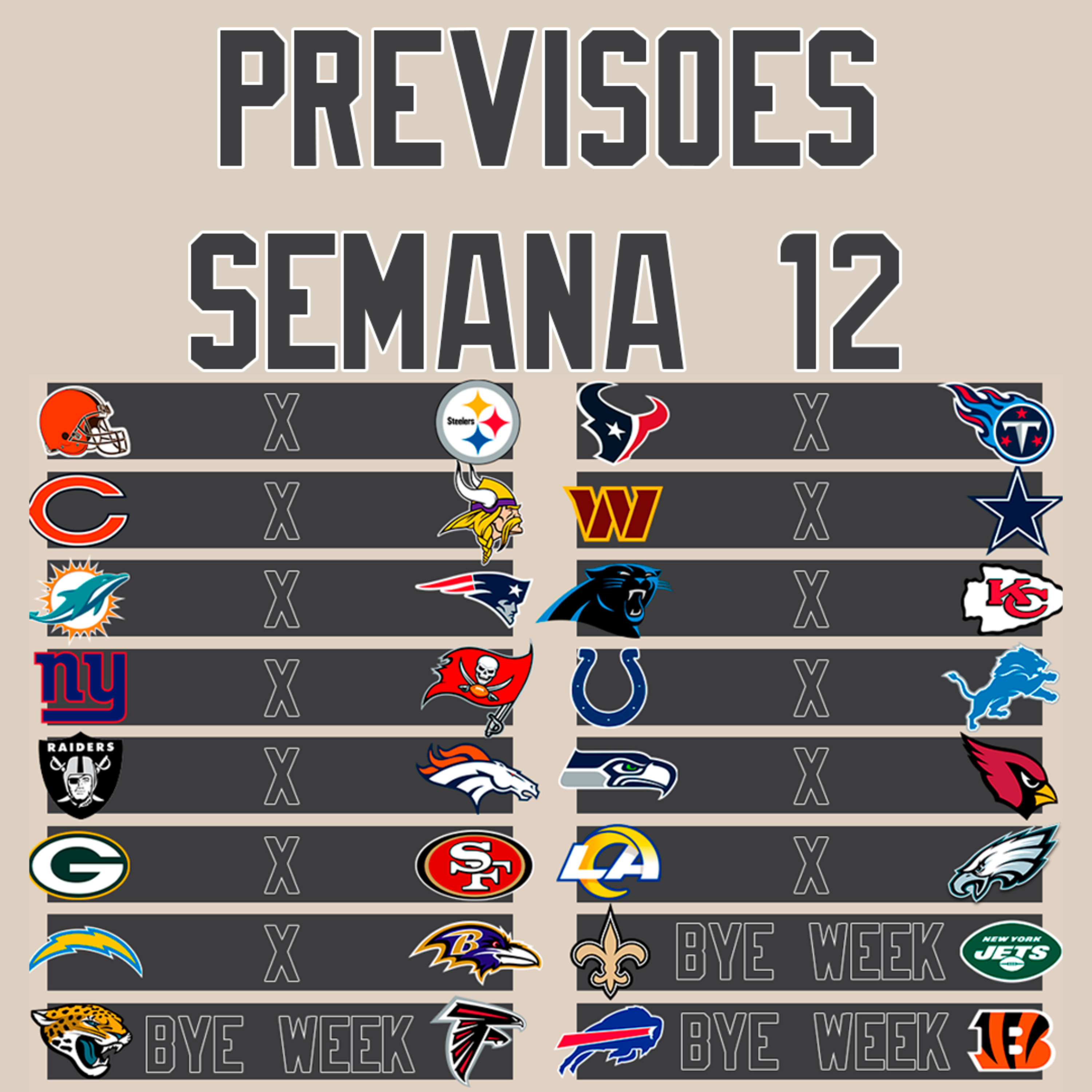 Inside The Field - 37 - Previsões Semana 12 da NFL episode artwork