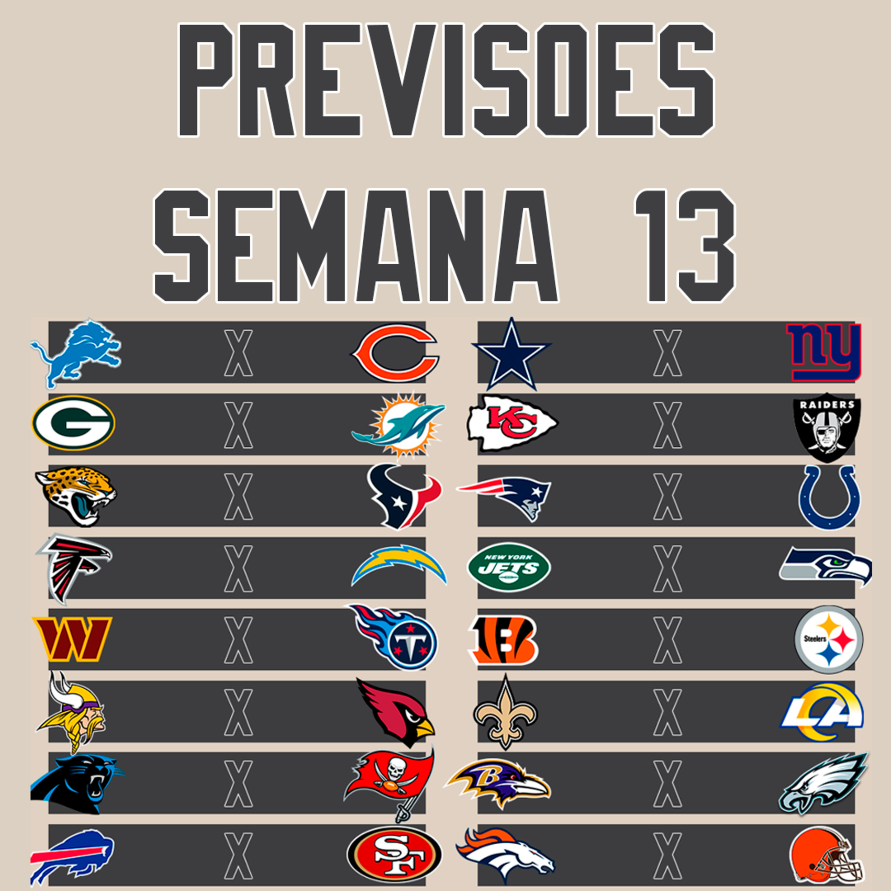 Inside The Field - 39 - Previsões Semana 13 da NFL episode artwork