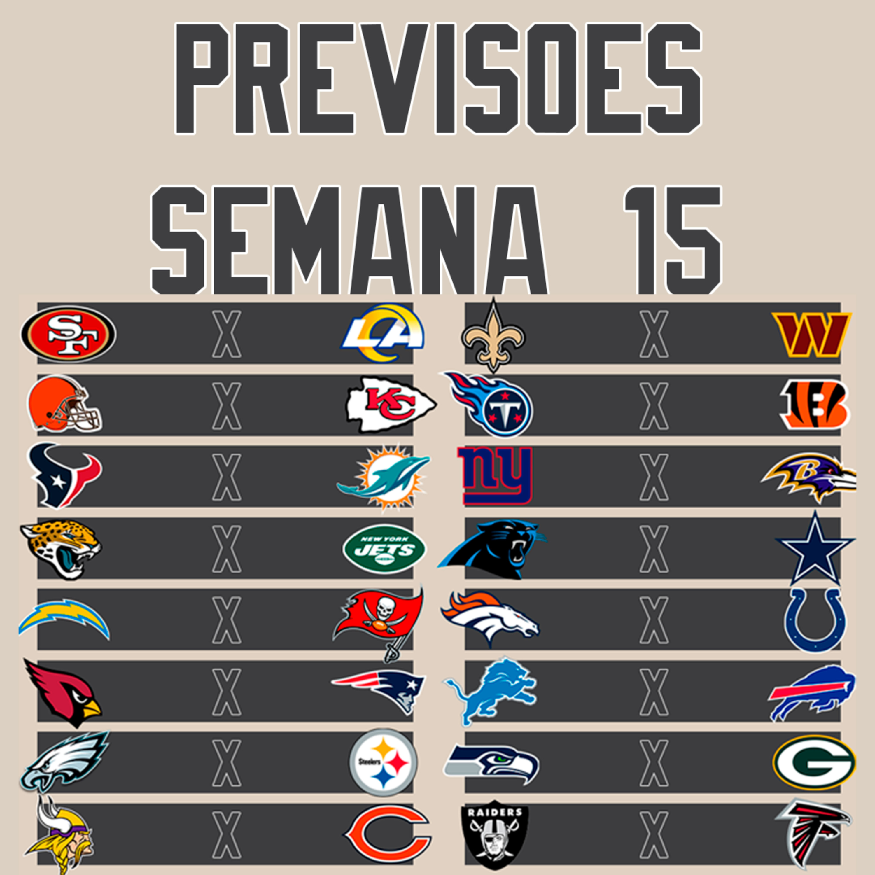Inside The Field - 43 - Previsões Semana 15 da NFL episode artwork
