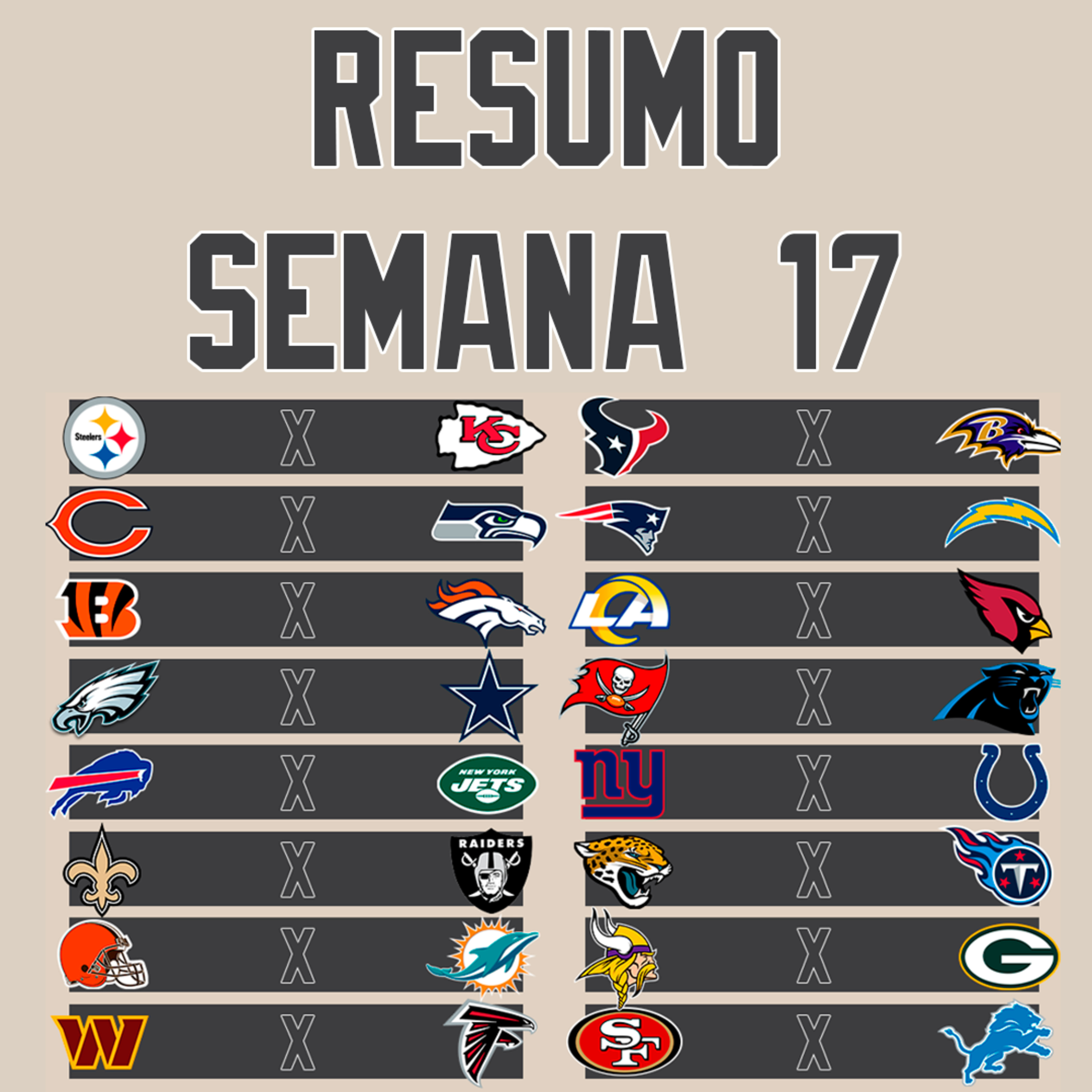 Inside The Field - 47 - Previsões Semana 17 da NFL episode artwork