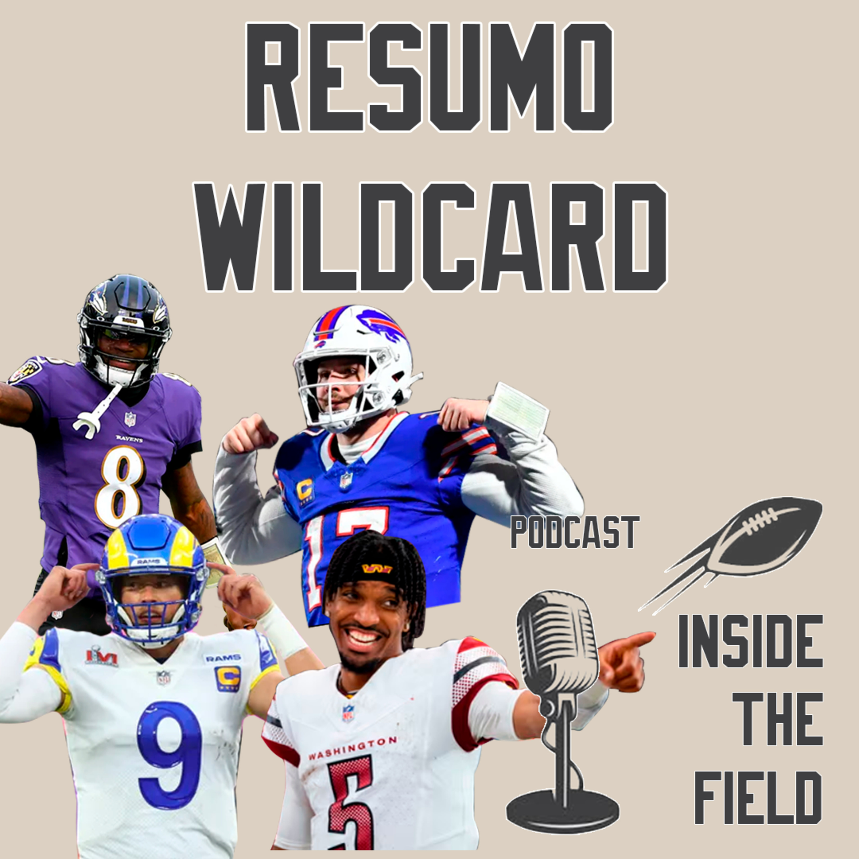 Inside The Field - 52 - Resumo Wildcard da NFL episode artwork