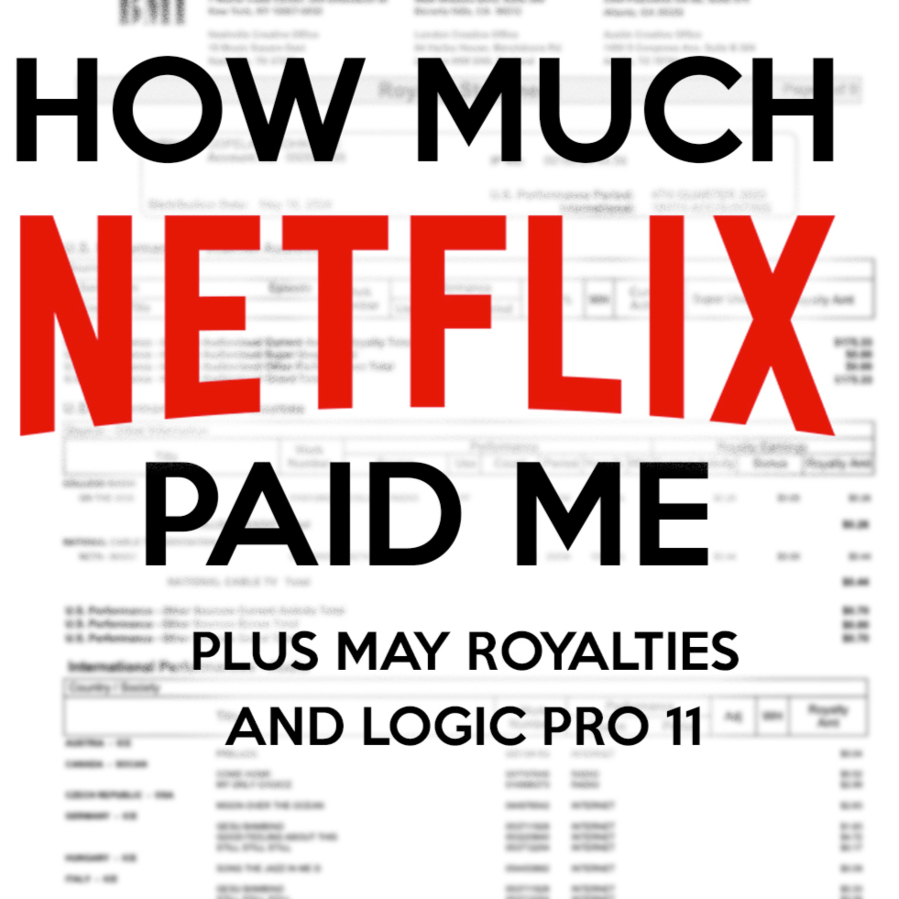 EP104. 💰 How Much Netflix Paid Me | May Showers Royalties | Logic Pro 11
