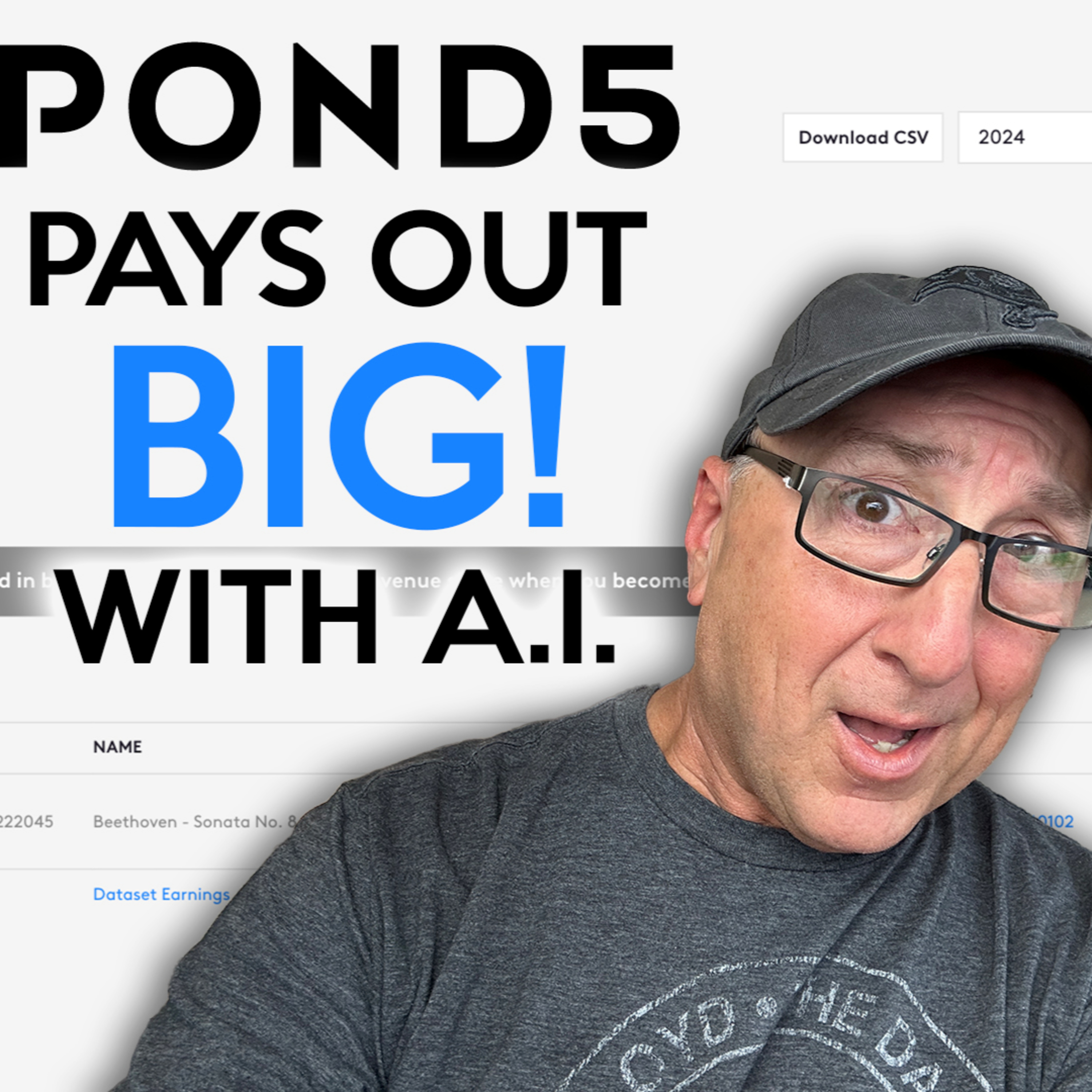 EP116. Pond5 Pays Out BIG With A.I. DataSet Earnings! How Much and Why? Music Income SCIENCE!