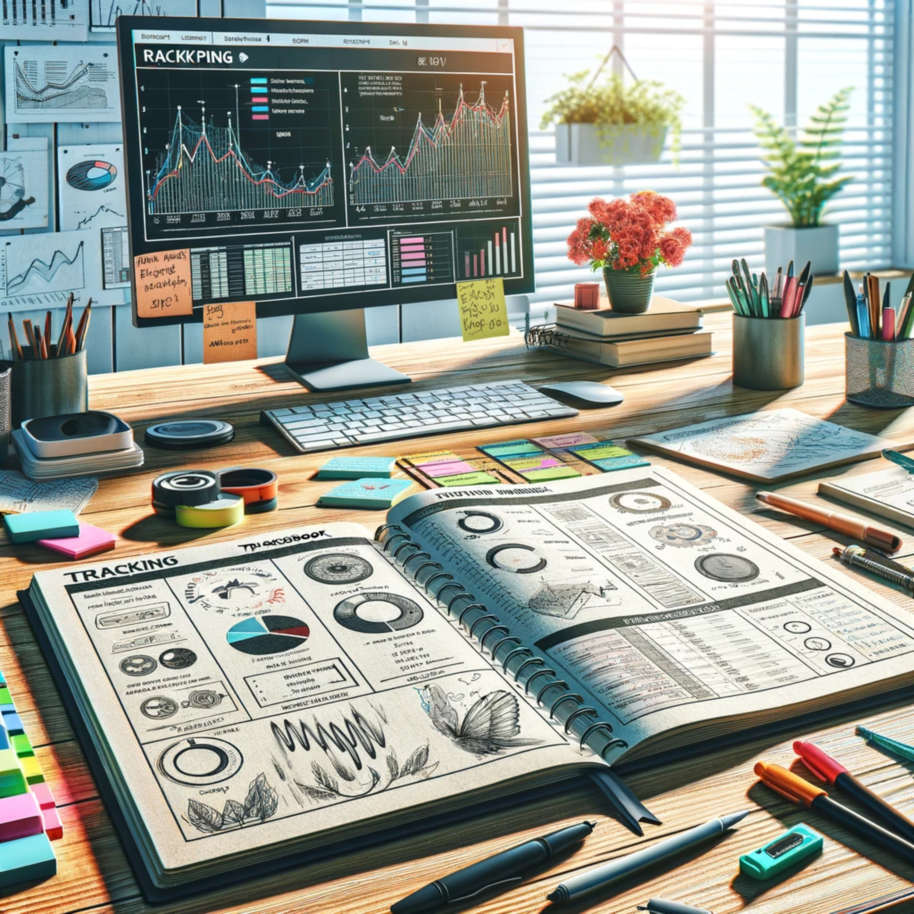 Using a physical tracking workbook when conducting a Six Sigma project.