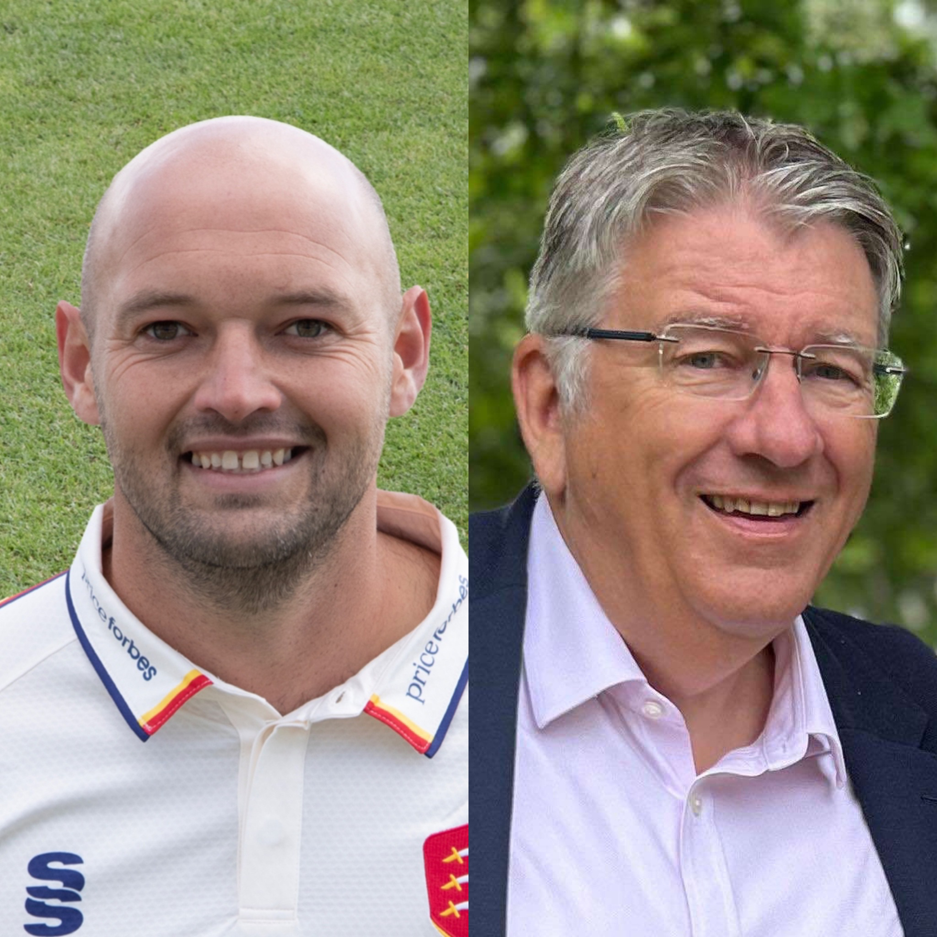 Essex better NICK BROWNE and Sussex Chair JON FILBY.