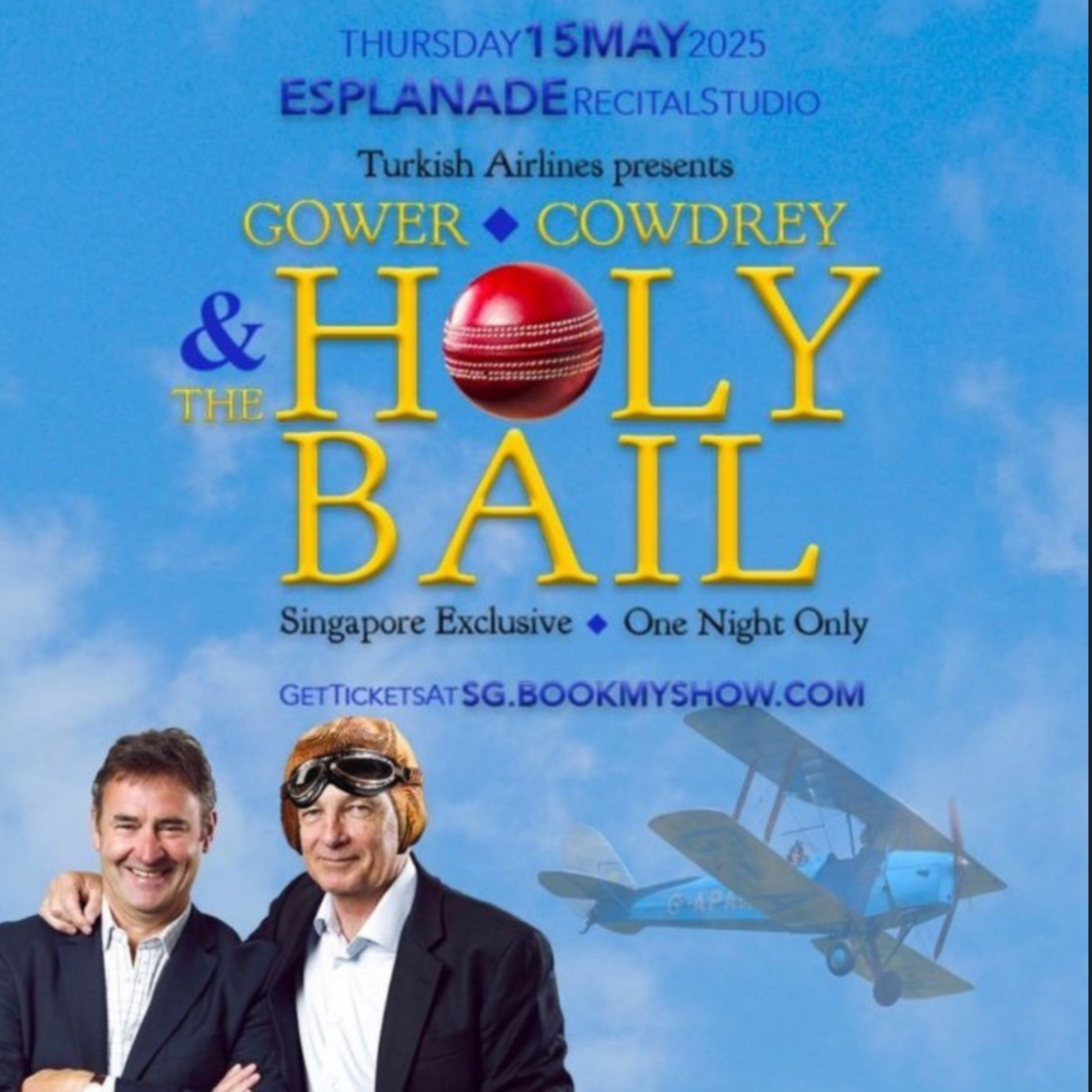 CHRIS COWDREY and DAVID GOWER are off to Singapore!
