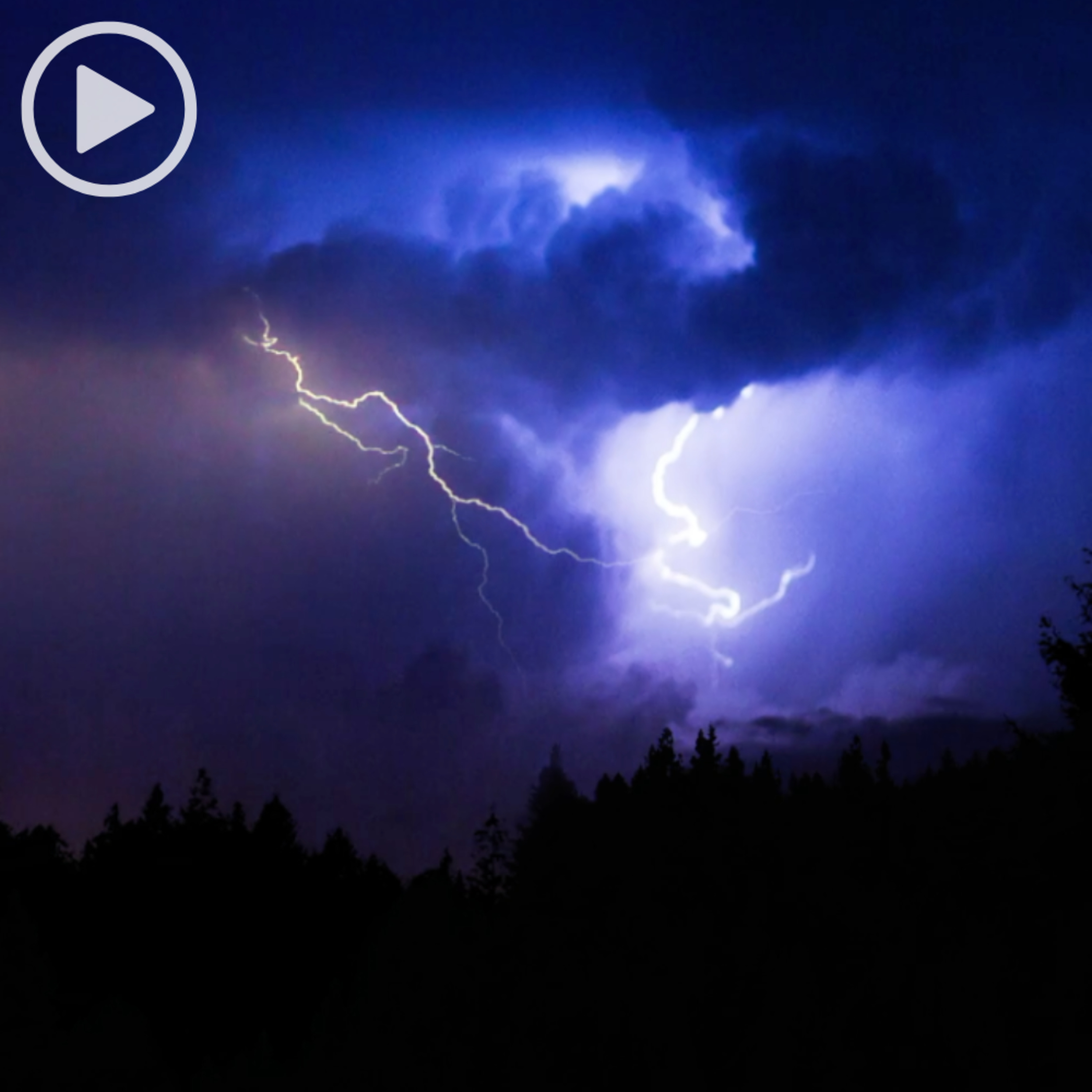 Heavy Thunderstorm Sounds for Sleep | Relaxing Rain & Thunder w/ Lightning Strikes