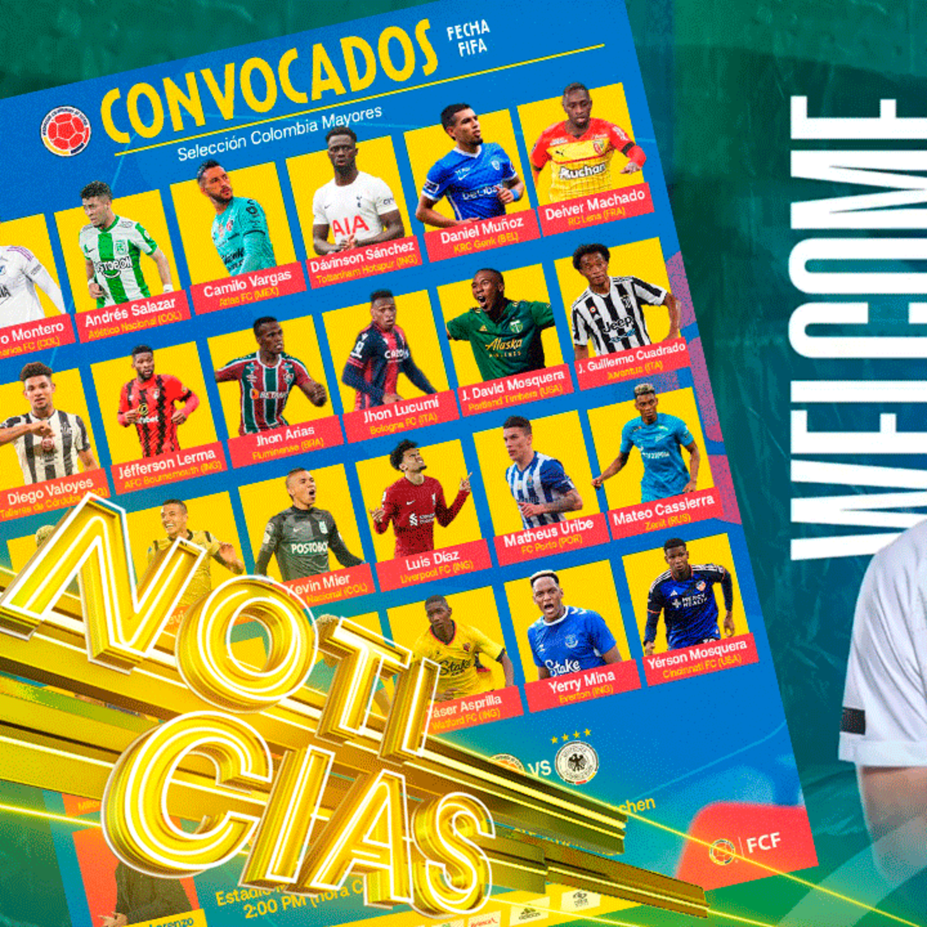 CONVOCADOS de COLOMBIA vs ALEMANIA; ¿MAL para el FPC? | MATHEUS URIBE a QATAR | LUIS SUAREZ se QUEDA episode artwork