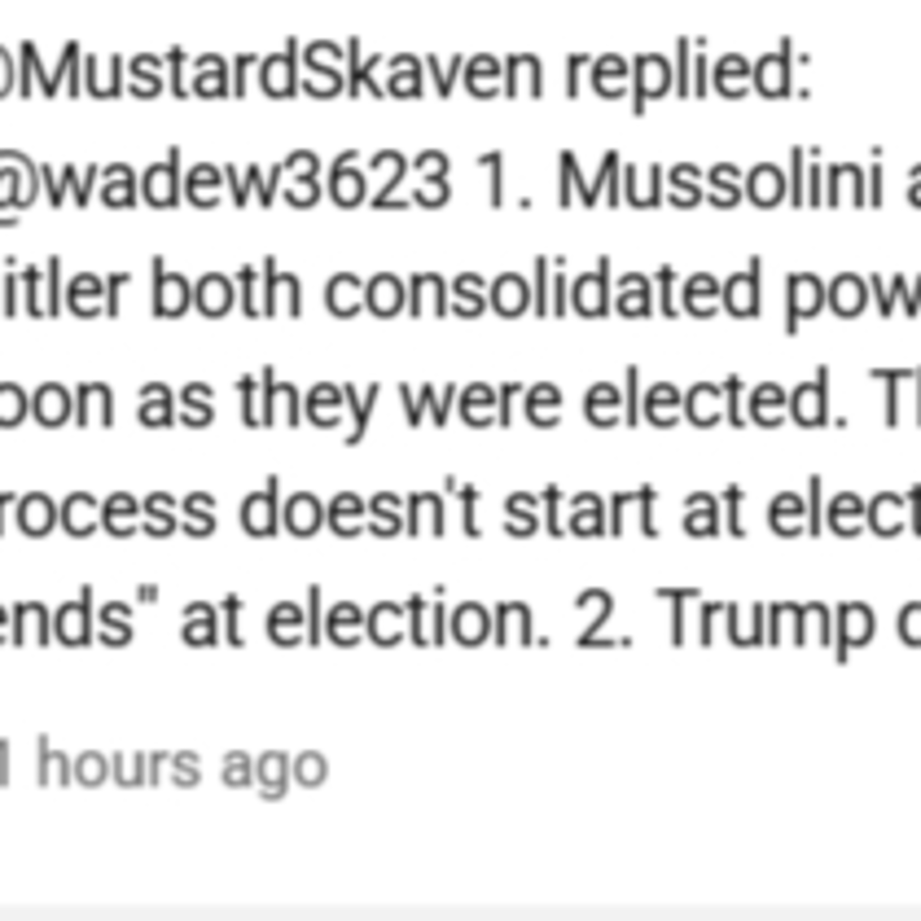 CWT624: Reply To: ‘ Mussolini and Hitler both consolidated power as soon as they were elected…’ episode artwork