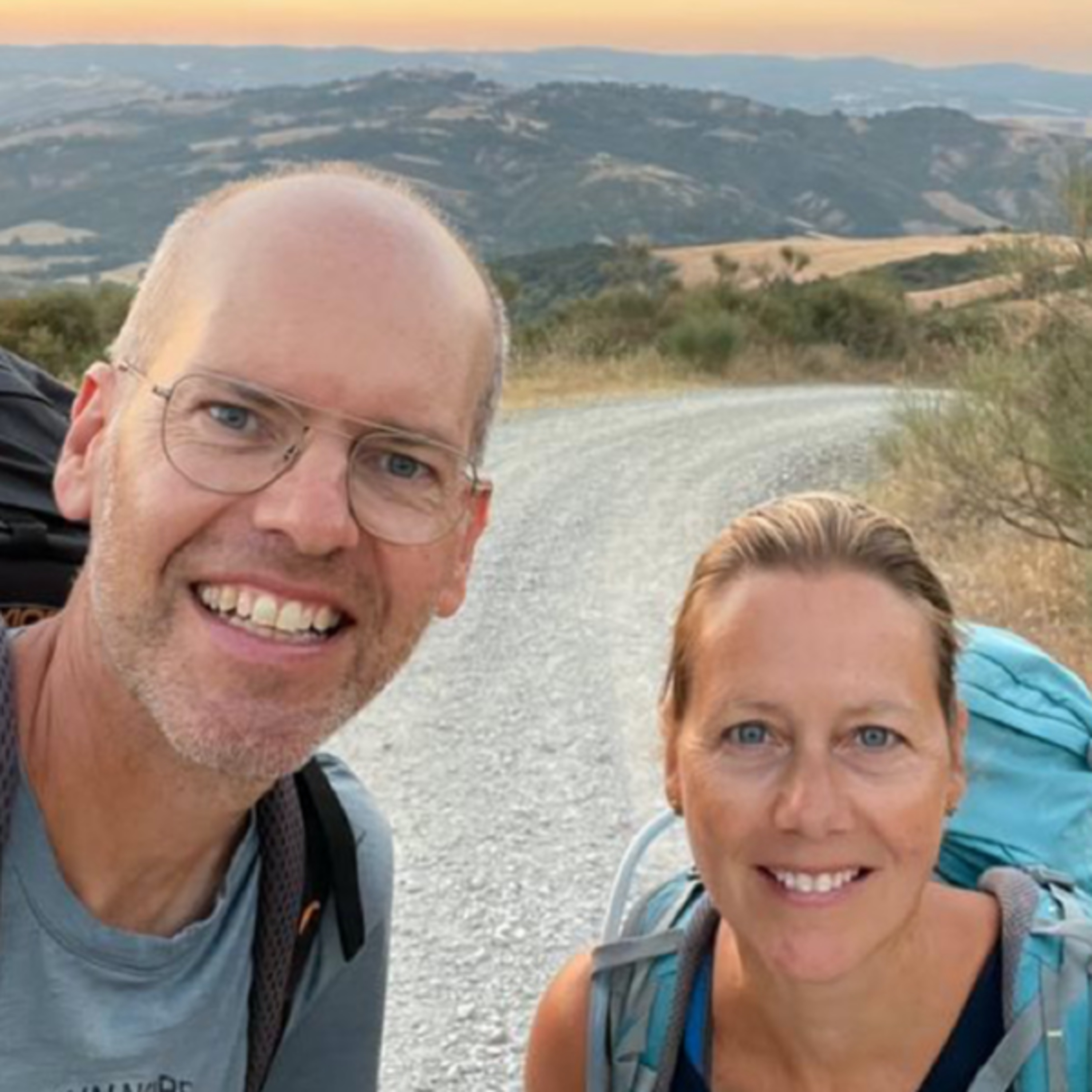 Via Francigena (Rome) met Hans en Monique van de Griend.