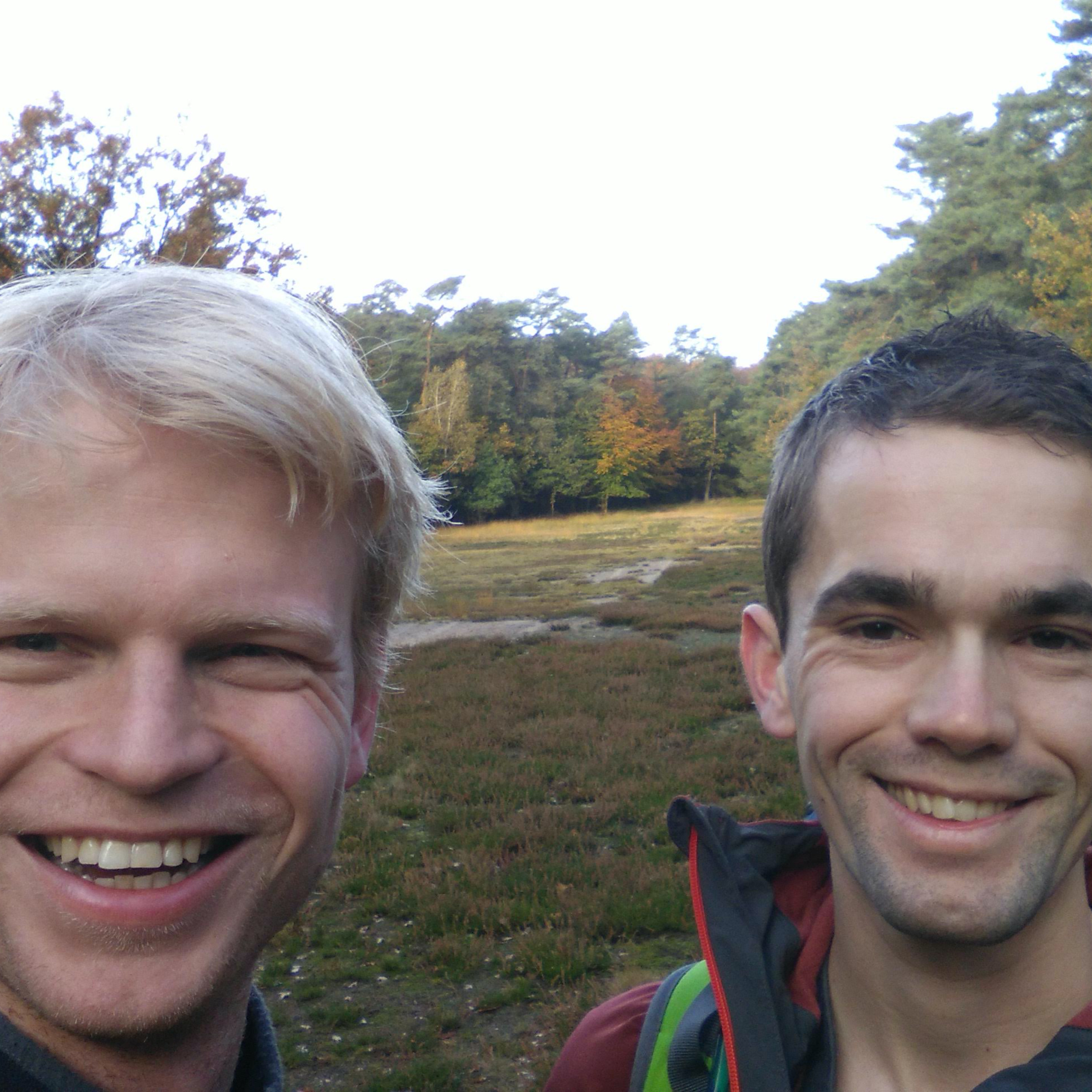 Edelherttrail met Jeroen van Limbeek en Chris Bakker.