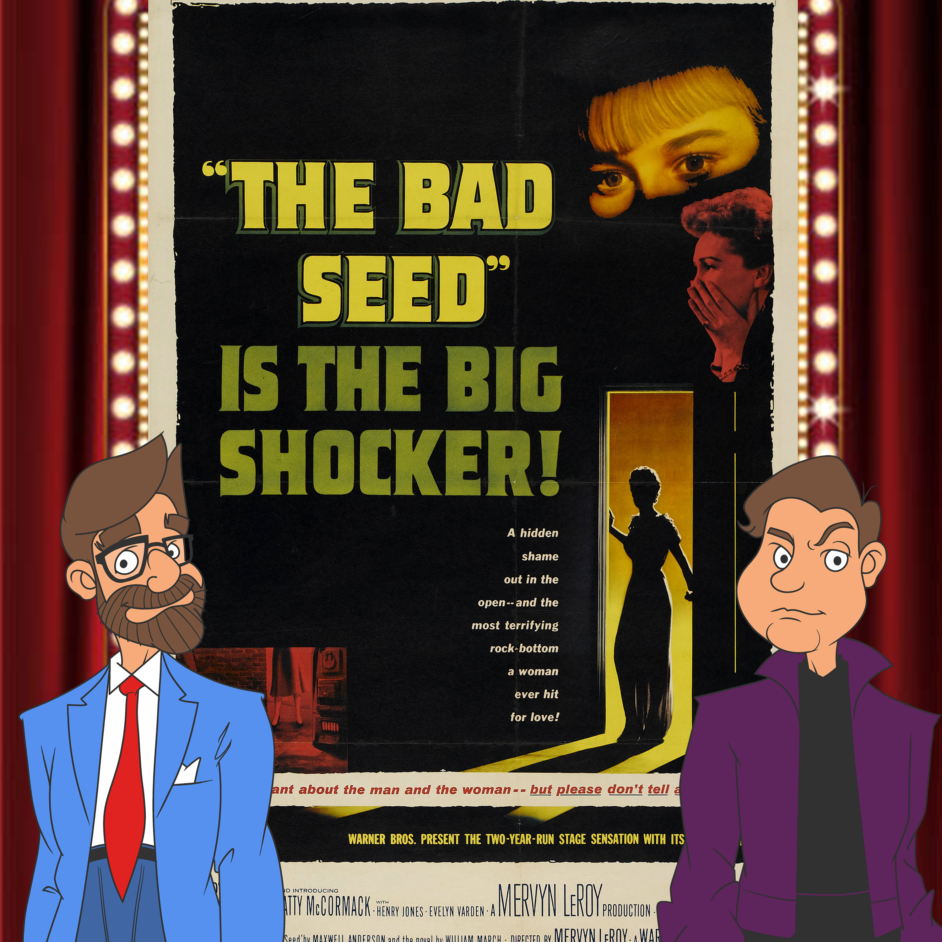 The Bad Seed (1956) - Drive-In Double Feature Podcast Episode 176 episode artwork