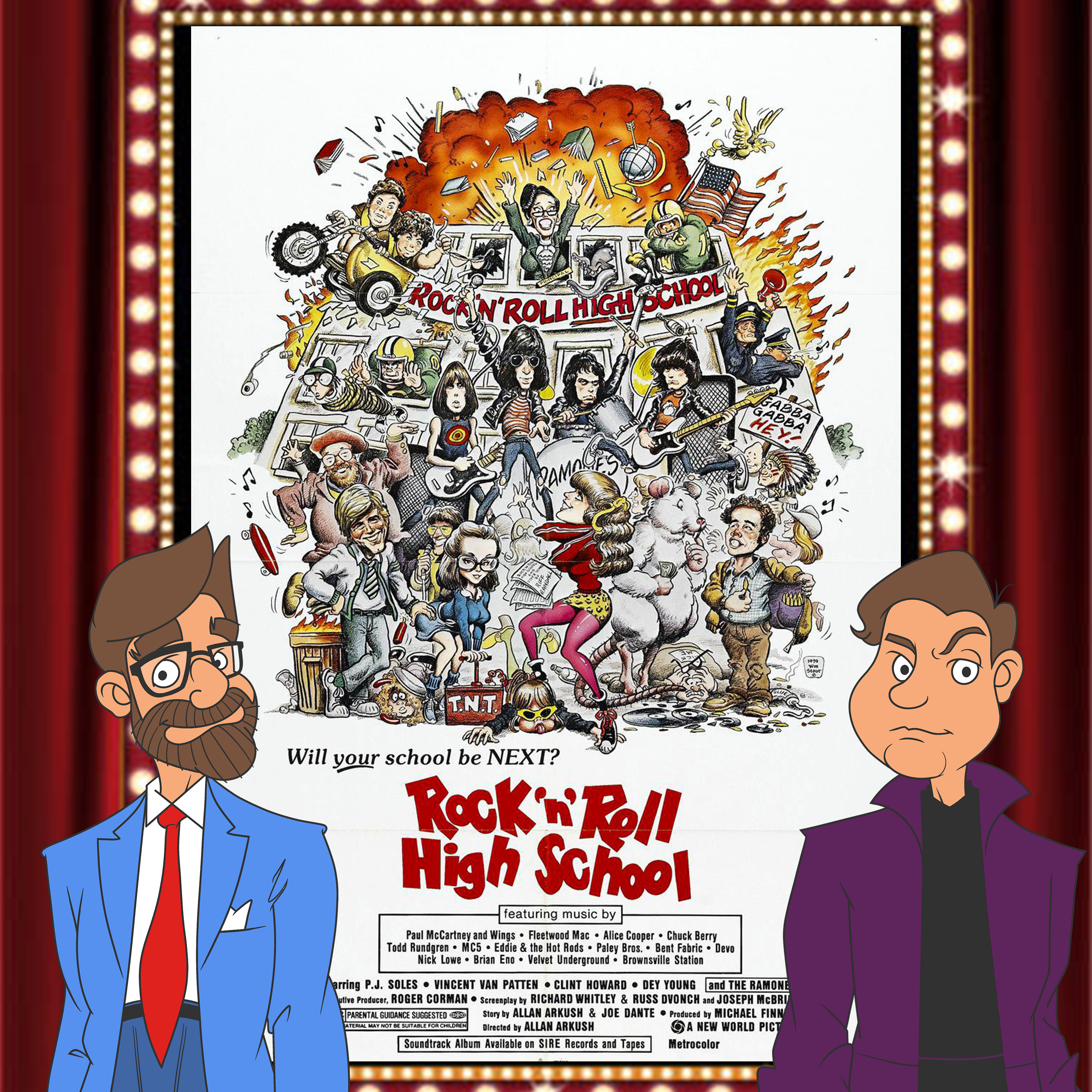 Rock 'n' Roll High School (1979) - Drive-In Double Feature Episode 299 episode artwork
