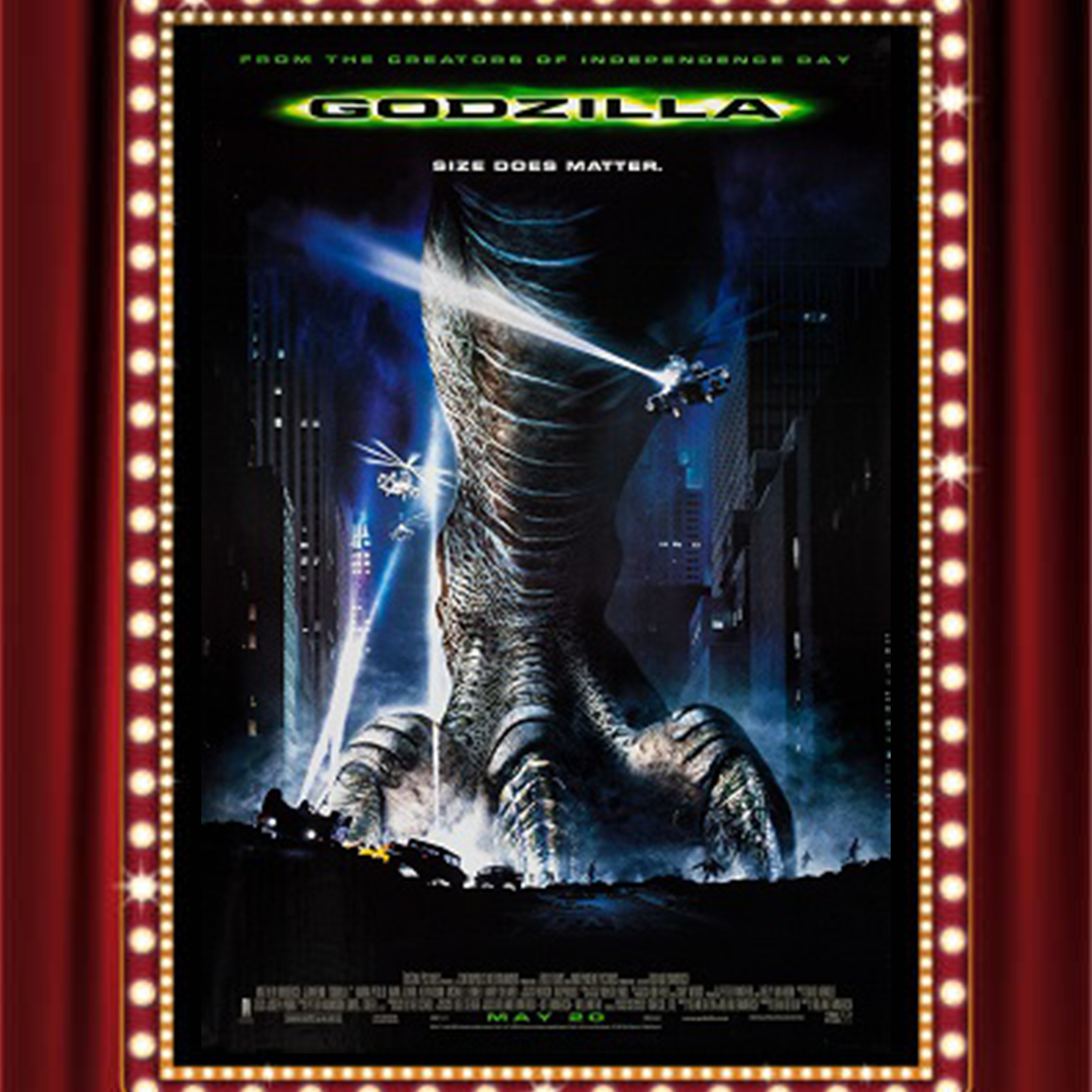 Godzilla (1998) - Drive-In Double Feature Episode 451
