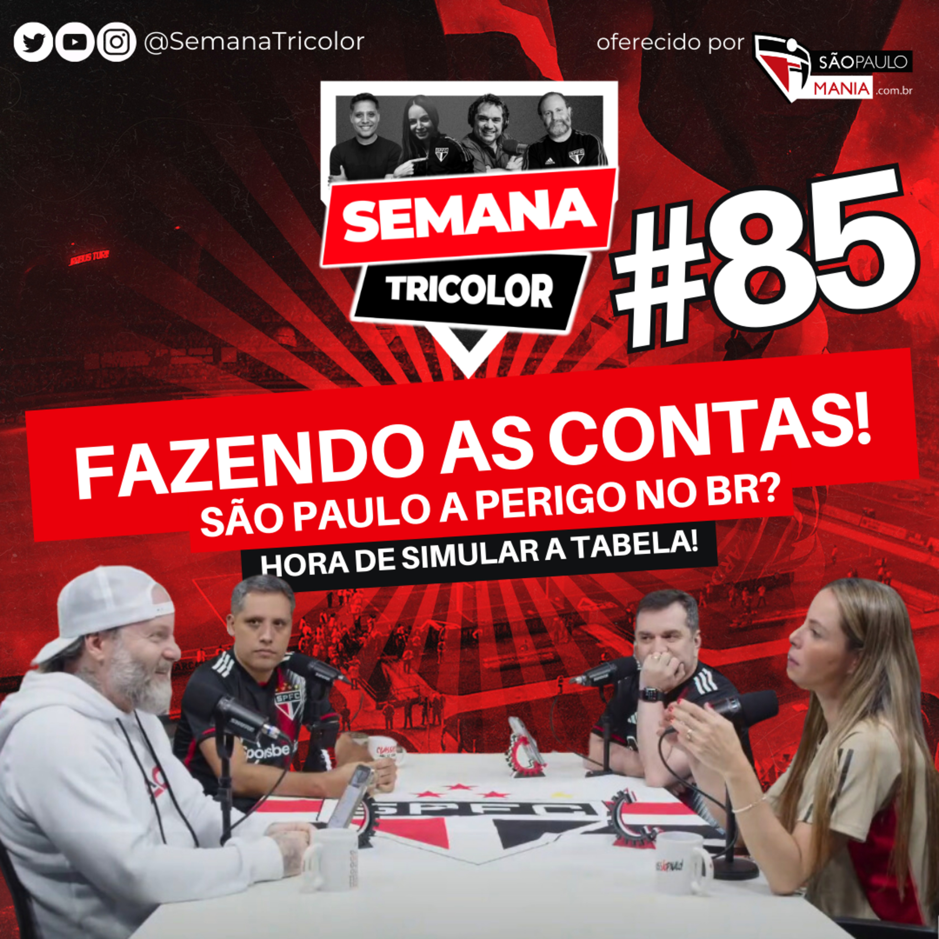 Semana Tricolor - Com Sombra, Marcão e Perrone