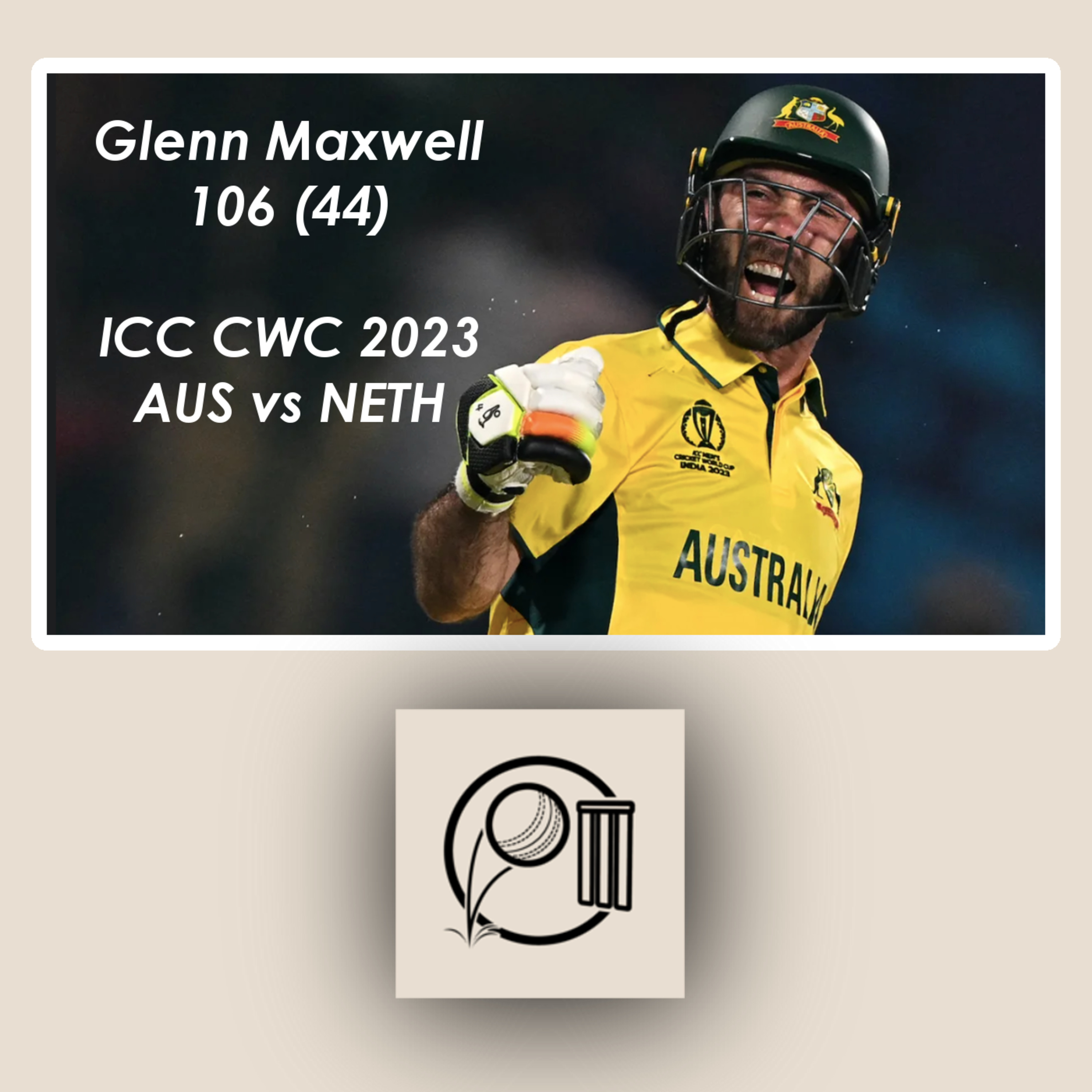 Glenn Maxwell 106 off 44 | AUS vs NETH | ICC CWC 2023 | Highlights Stream