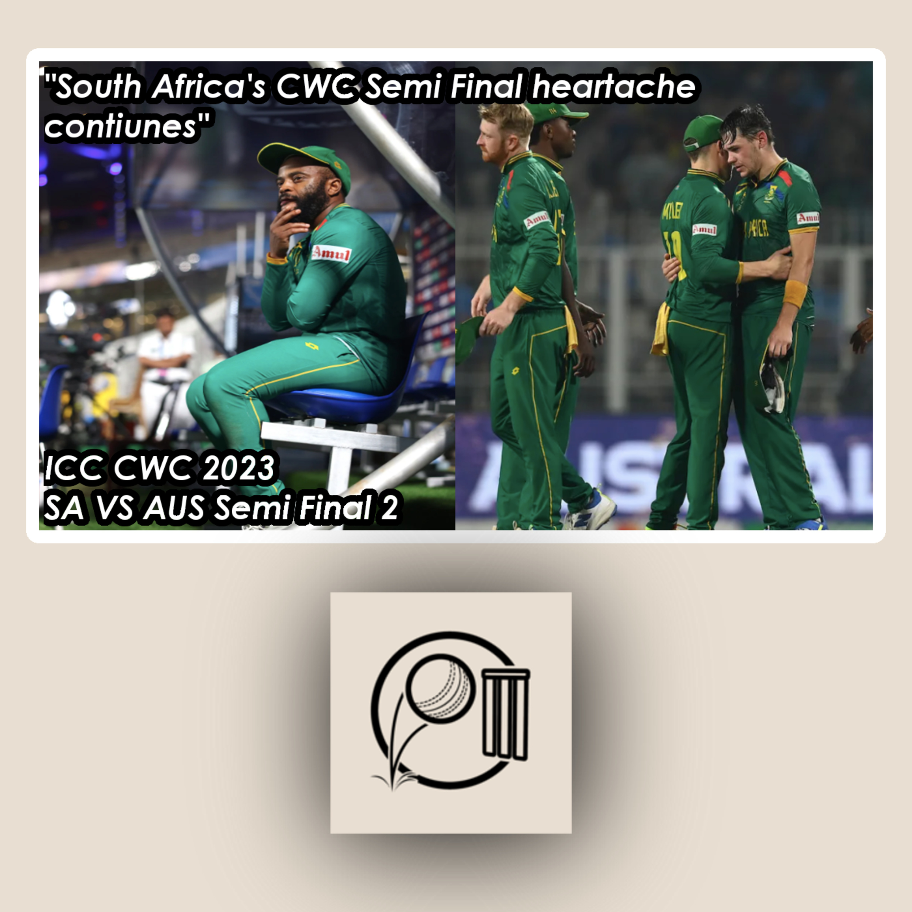 South Africa’s CWC semi final heartache continues | SA vs AUS SF2 | ICC CWC 2023 | Stream Highlights
