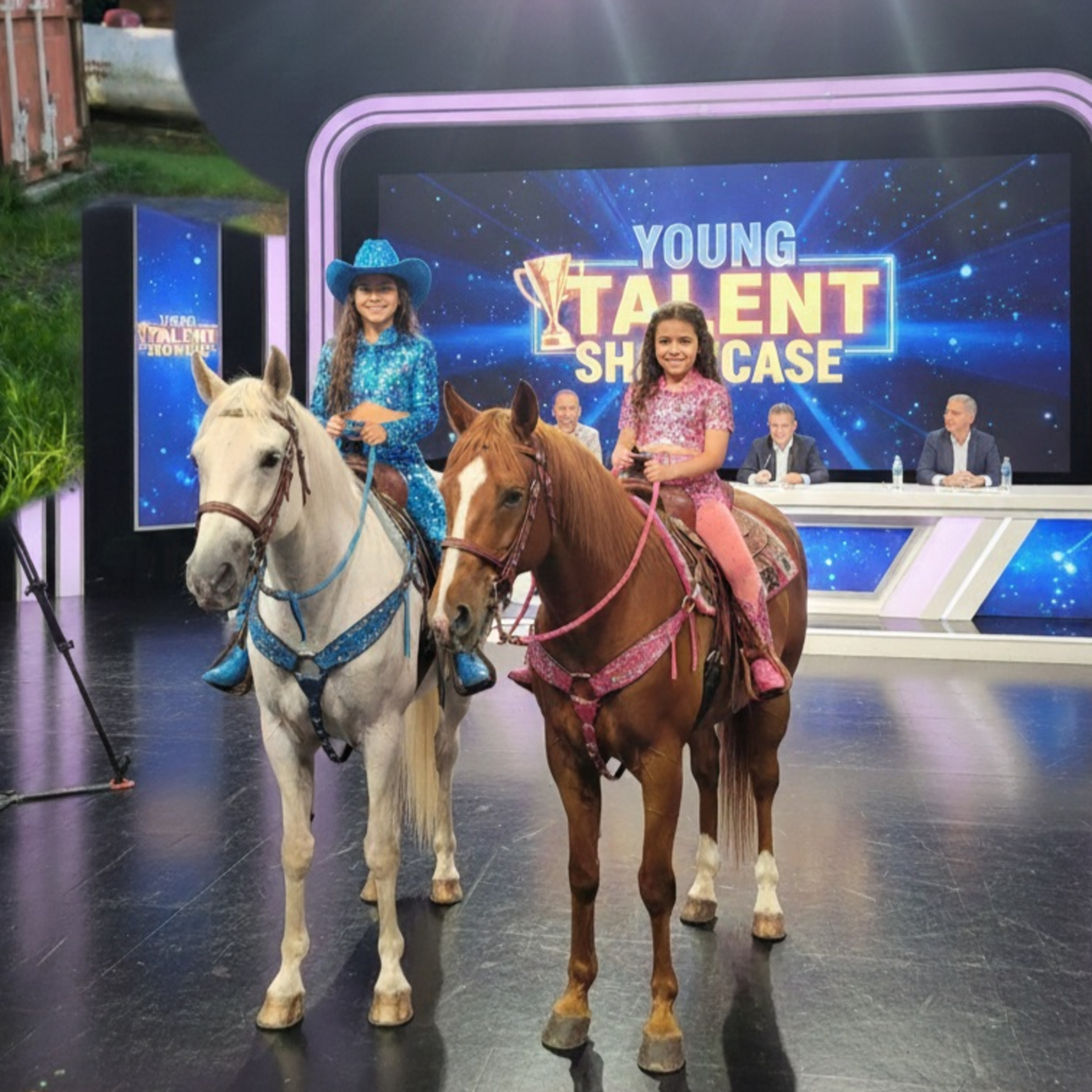 נגה ושקד בתחרות הכישרונות