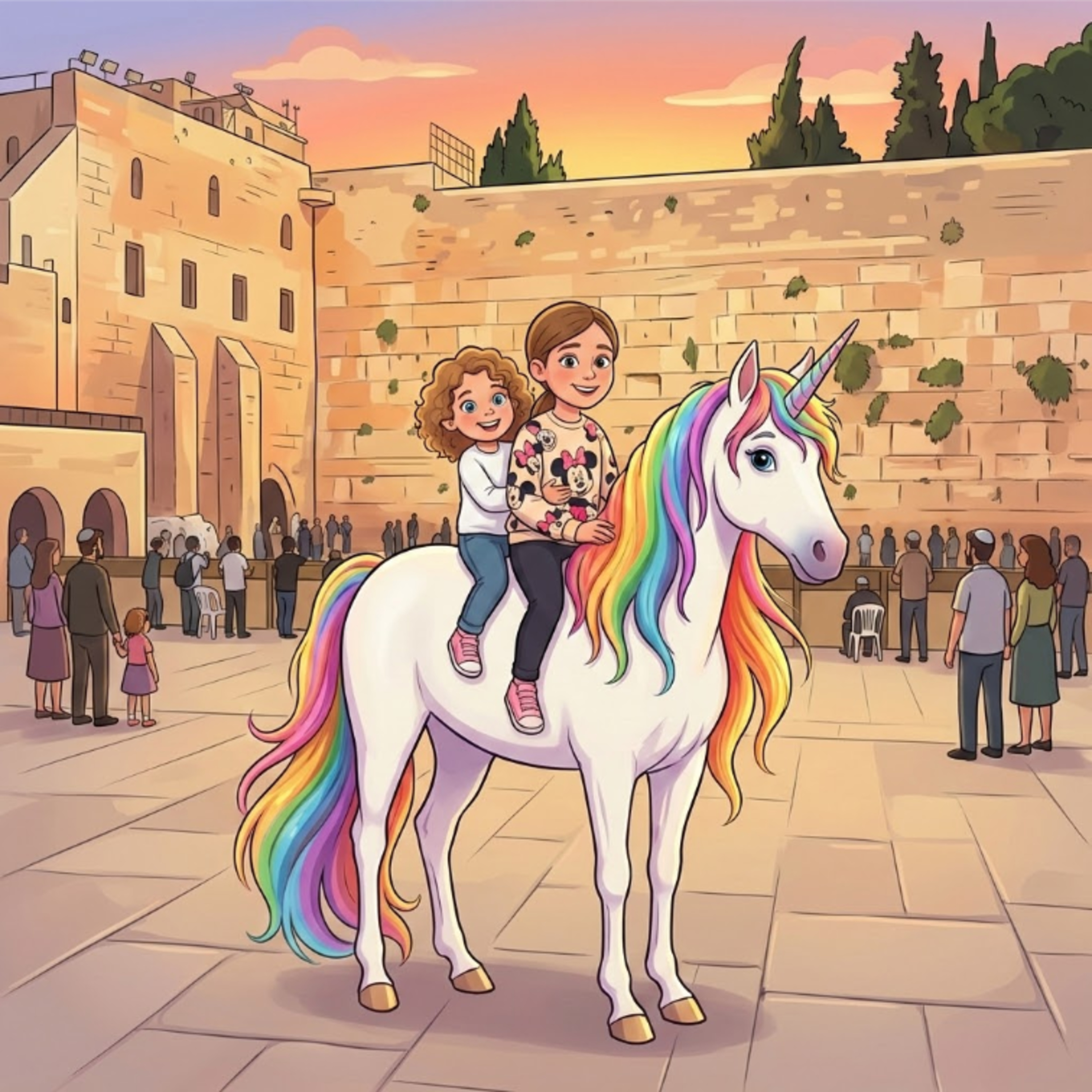 ציון חד קרן יפיפייה.