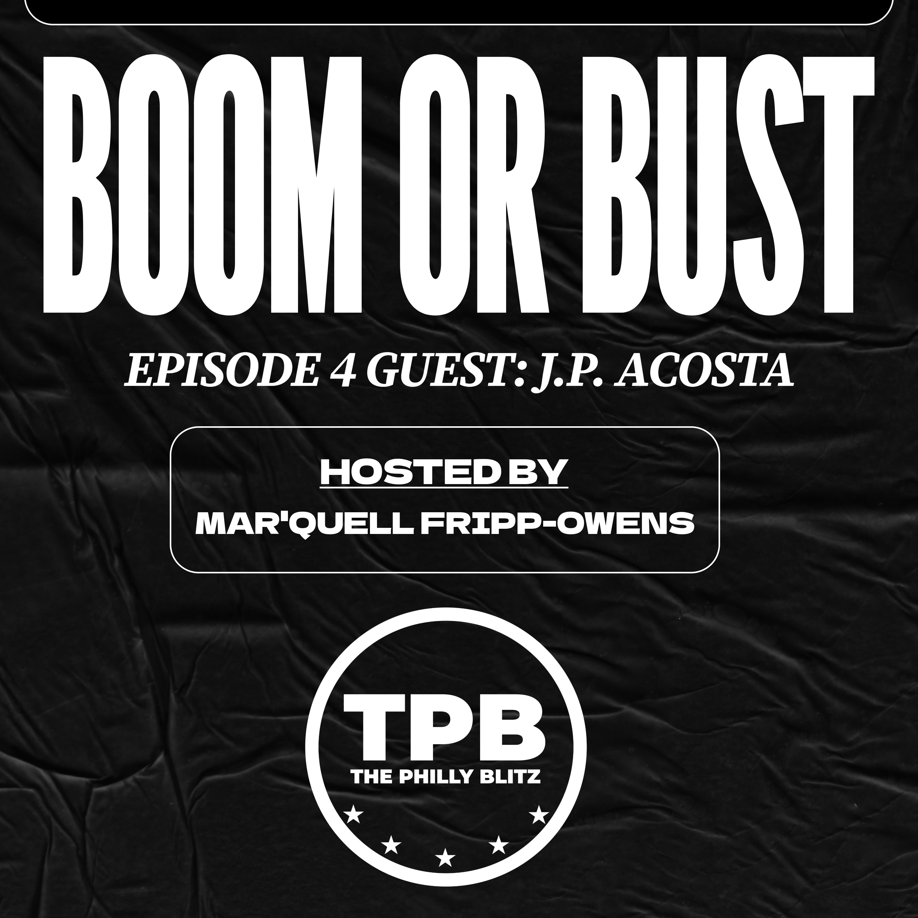 Boom or Bust #4 w/ J.P. Acosta episode artwork