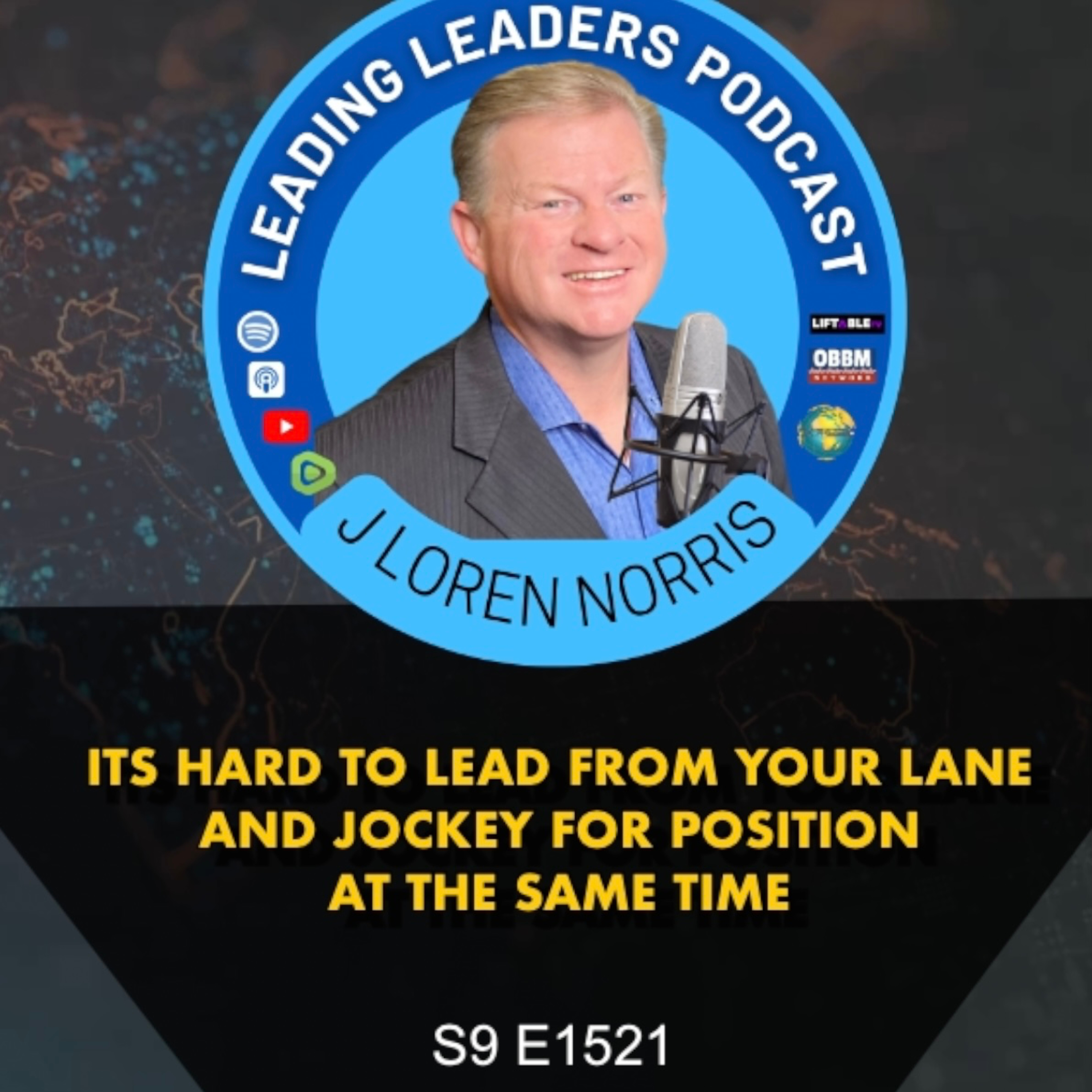 ITS HARD TO LEAD FROM YOUR LANE AND JOCKEY FOR POSITION AT THE SAME TIME episode artwork