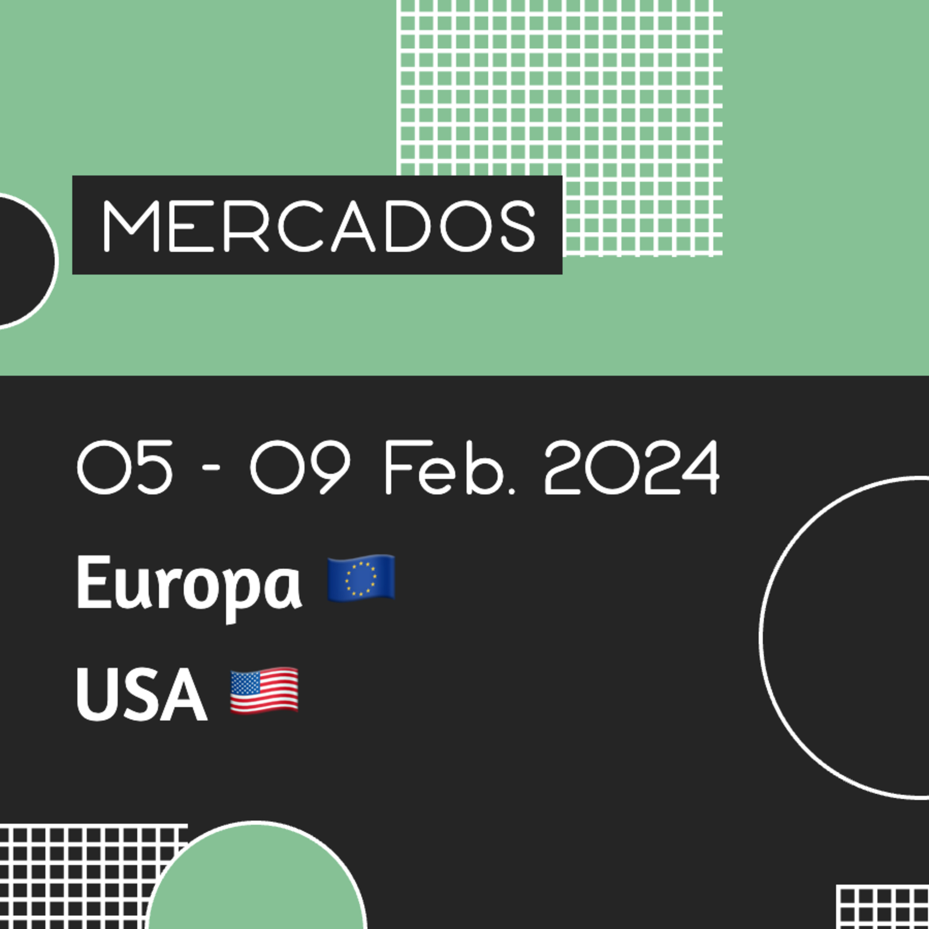 MERCADOS 💰 Semana del 05 al 09 de Febrero de 2024 📈 EUROPA 🇪🇺 USA 🇺🇸