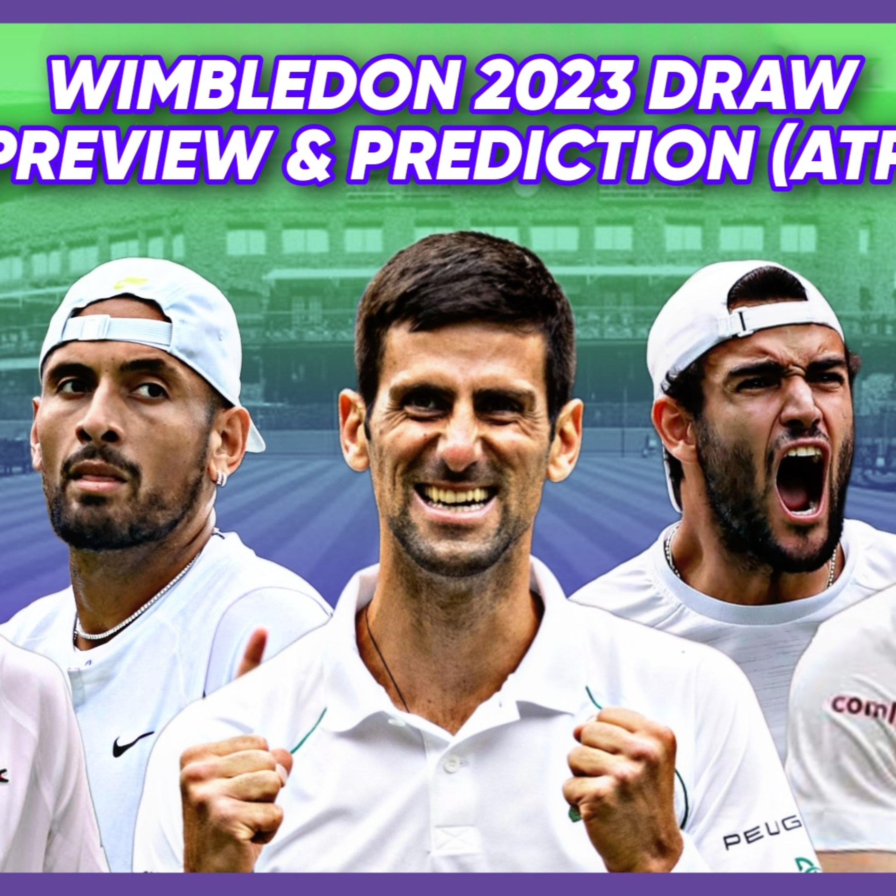 🎾Wimbledon 2023 Draw Preview & Predictions | Djokovic Good Draw, Alcaraz, Rune, Tsitsipas Same Half