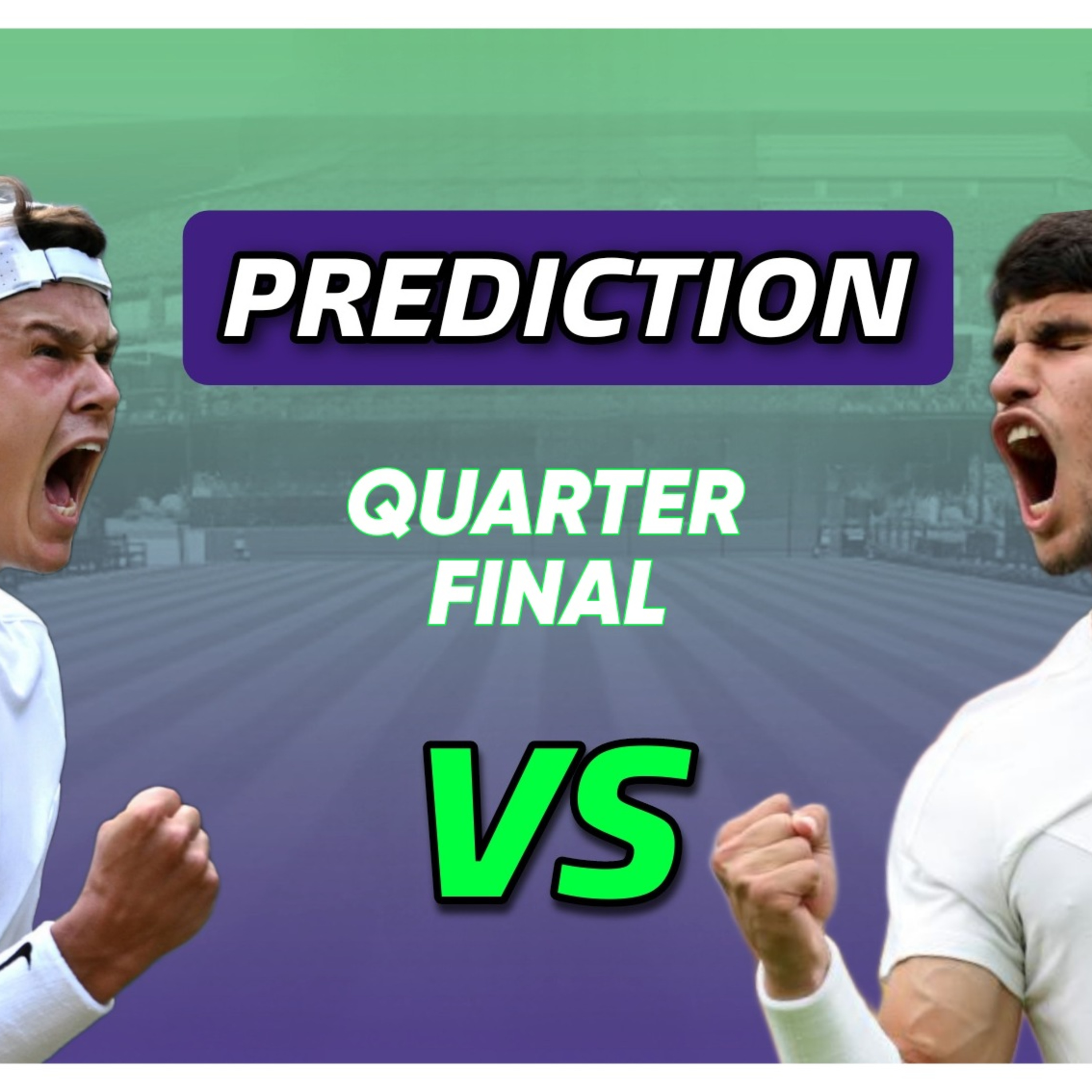 🎾Alcaraz vs Rune | Wimbledon Quarter Final | ATP Preview & Prediction